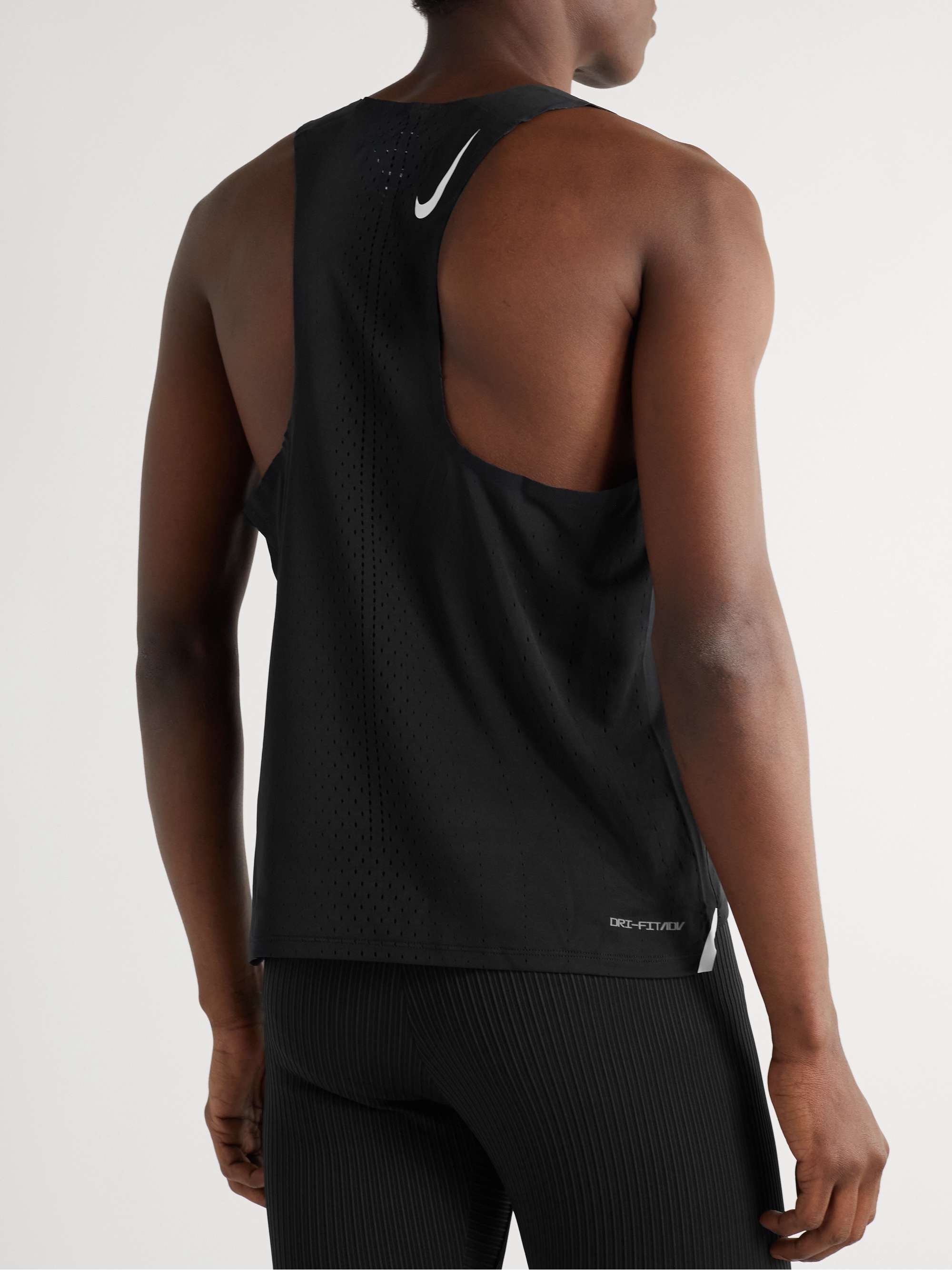 NIKE RUNNING AeroSwift Perforated Dri-FIT ADV Tank Top