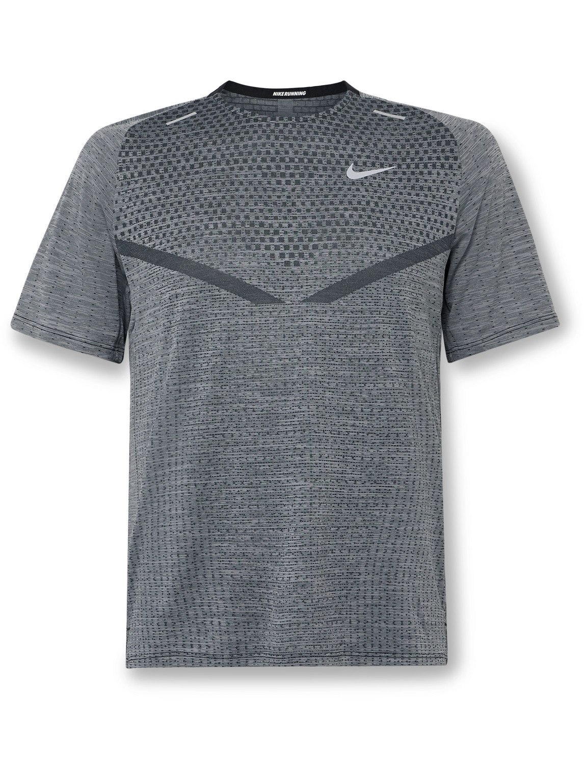 Nike Slim-fit Dri-fit Adv Techknit T-shirt In Gray