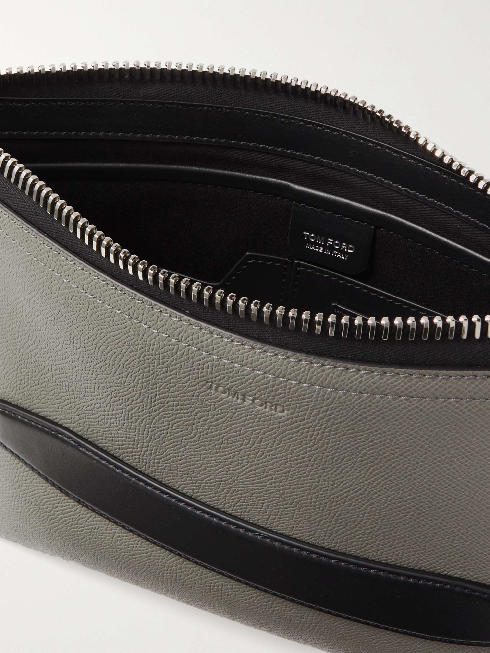 TOM FORD Buckley Pebble-Grain Leather Document Holder