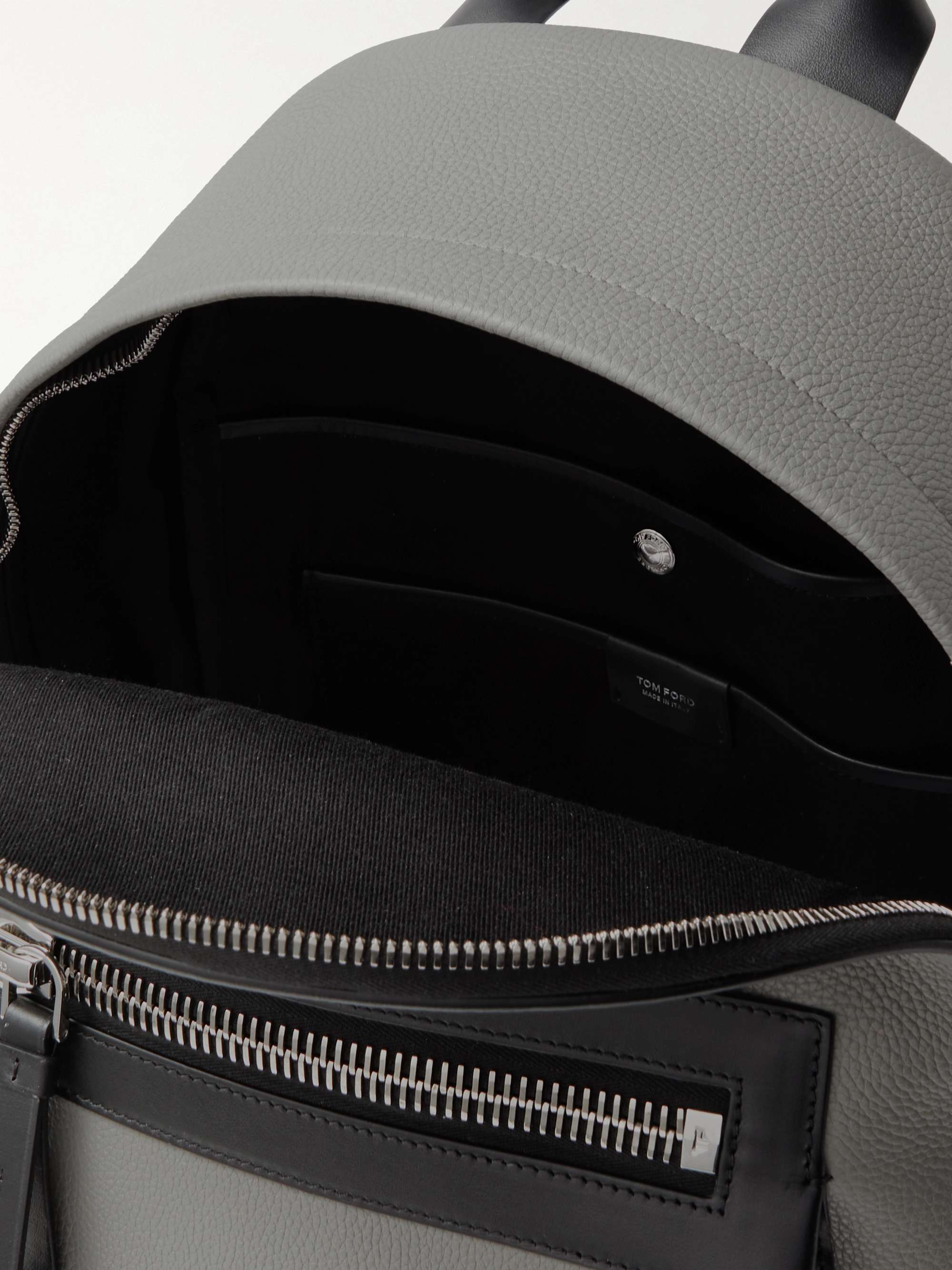 TOM FORD Buckley Pebble-Grain Leather Backpack