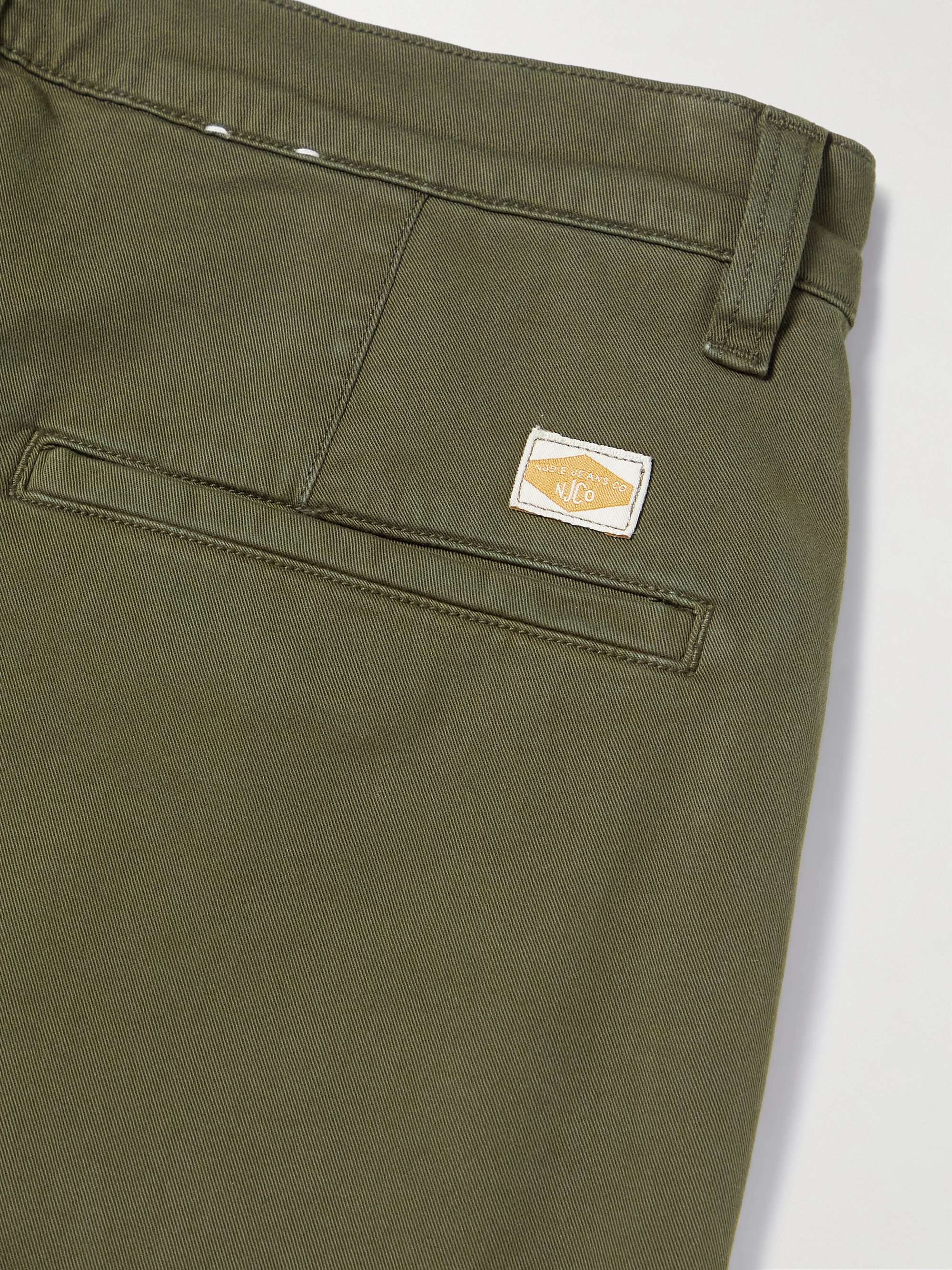 NUDIE JEANS Easy Alvin Slim-Fit Organic Cotton-Blend Trousers