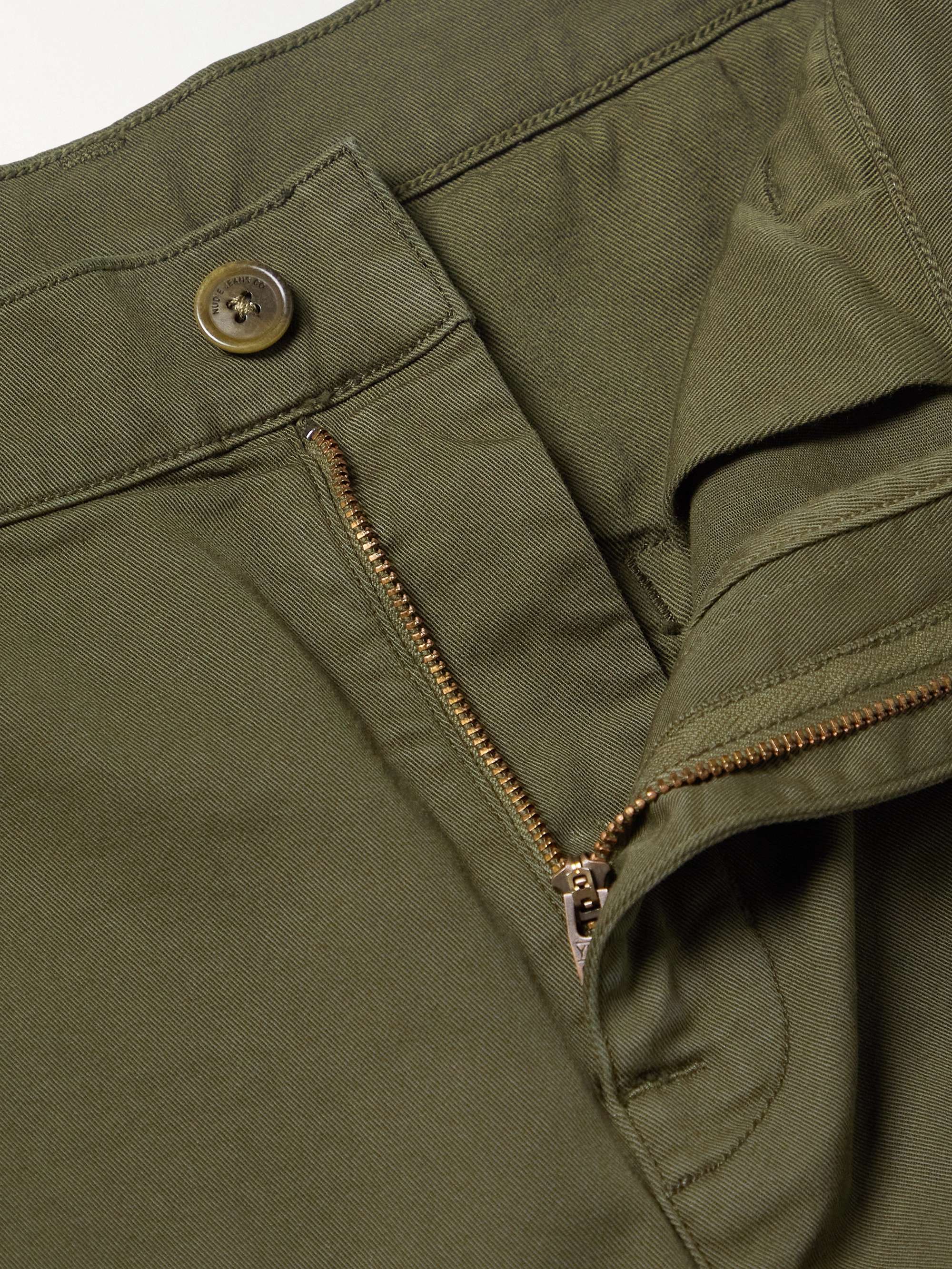 NUDIE JEANS Easy Alvin Slim-Fit Organic Cotton-Blend Trousers