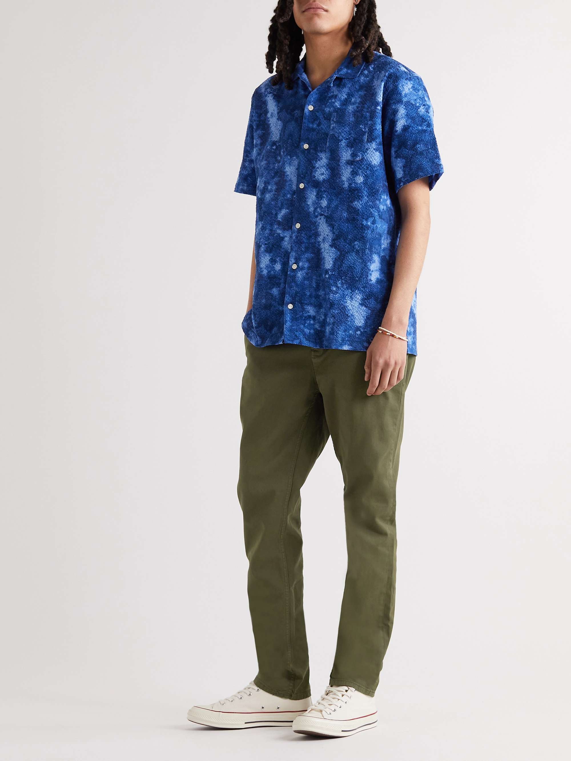 NUDIE JEANS Easy Alvin Slim-Fit Organic Cotton-Blend Trousers