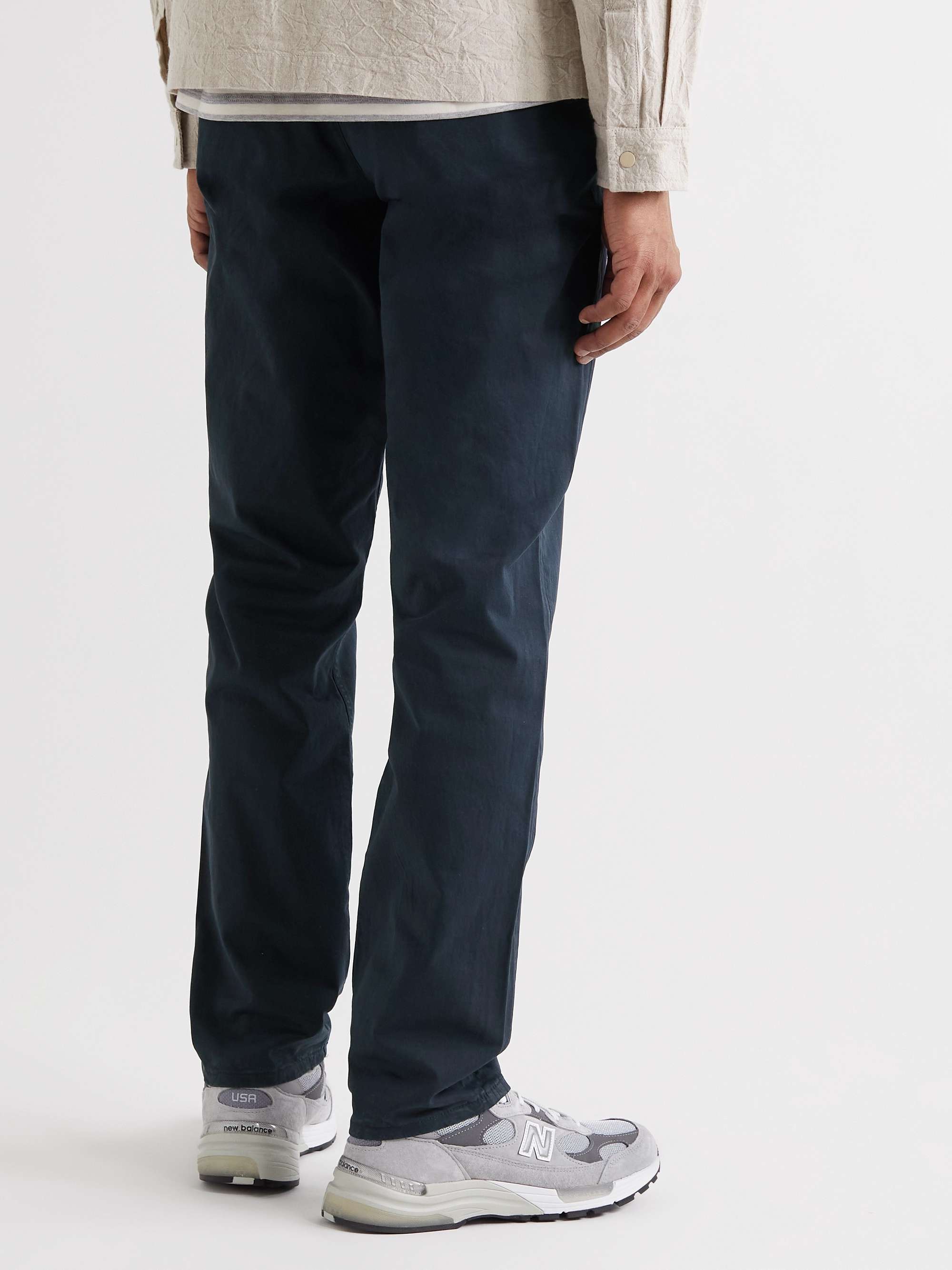 NUDIE JEANS Easy Alvin Slim-Fit Organic Cotton-Blend Trousers