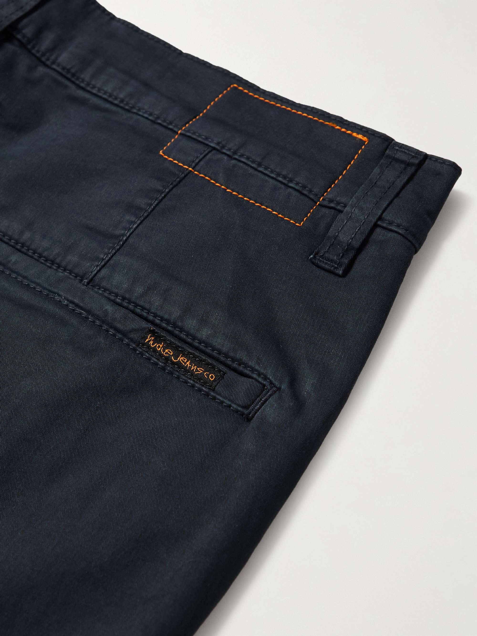 NUDIE JEANS Easy Alvin Slim-Fit Organic Cotton-Blend Trousers