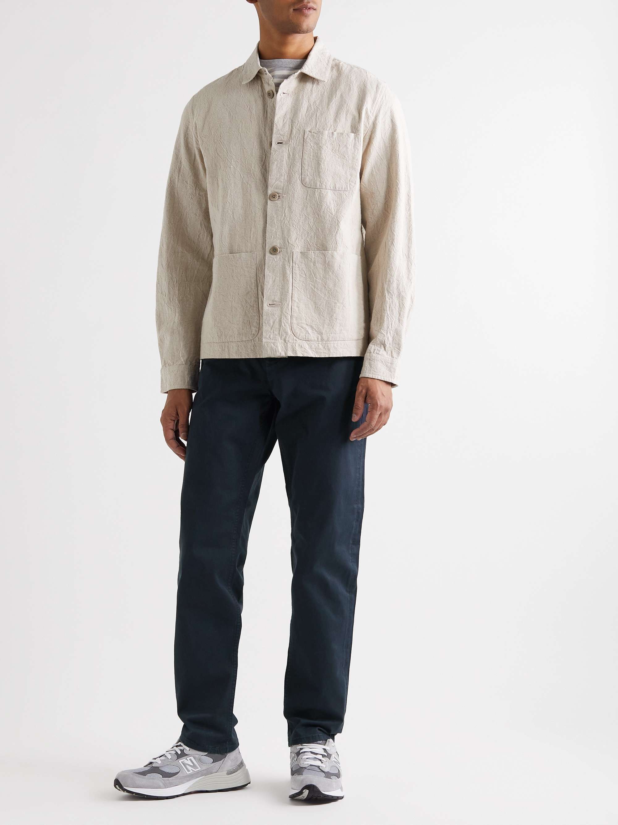 NUDIE JEANS Easy Alvin Slim-Fit Organic Cotton-Blend Trousers