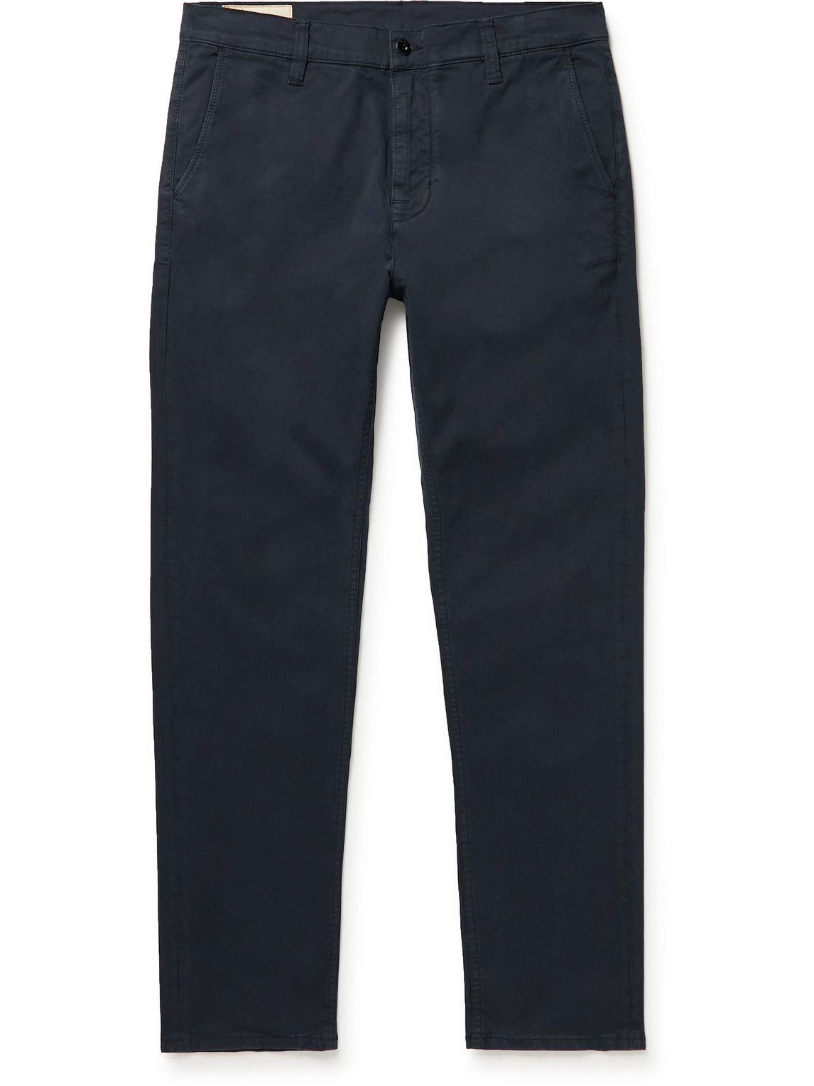 Nudie Jeans Easy Alvin Slim-fit Organic Stretch-cotton Trousers In Blue