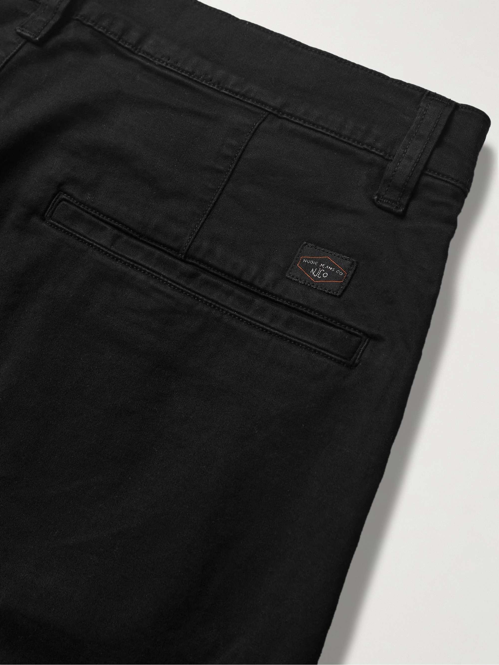 NUDIE JEANS Easy Alvin Slim-Fit Organic Cotton-Blend Trousers