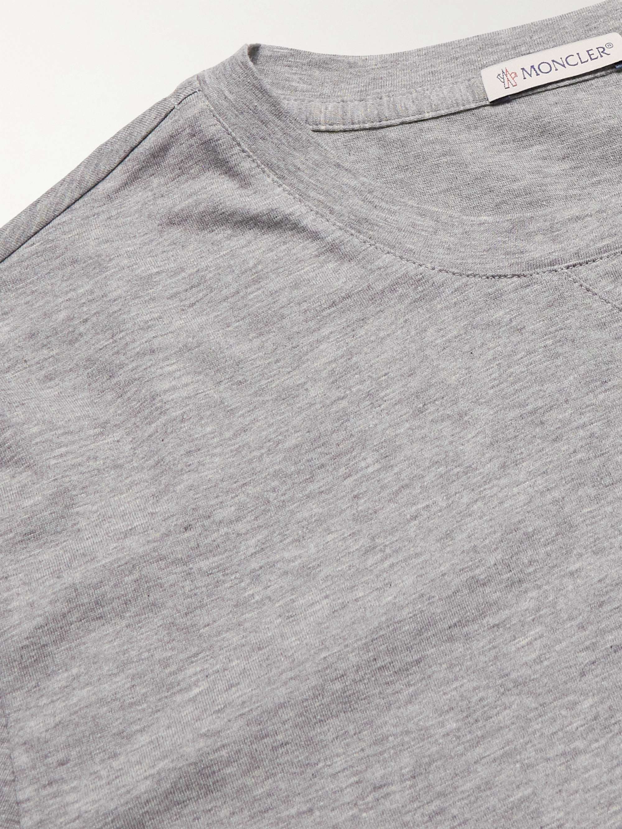 MONCLER Logo-Appliquéd Cotton-Jersey T-Shirt