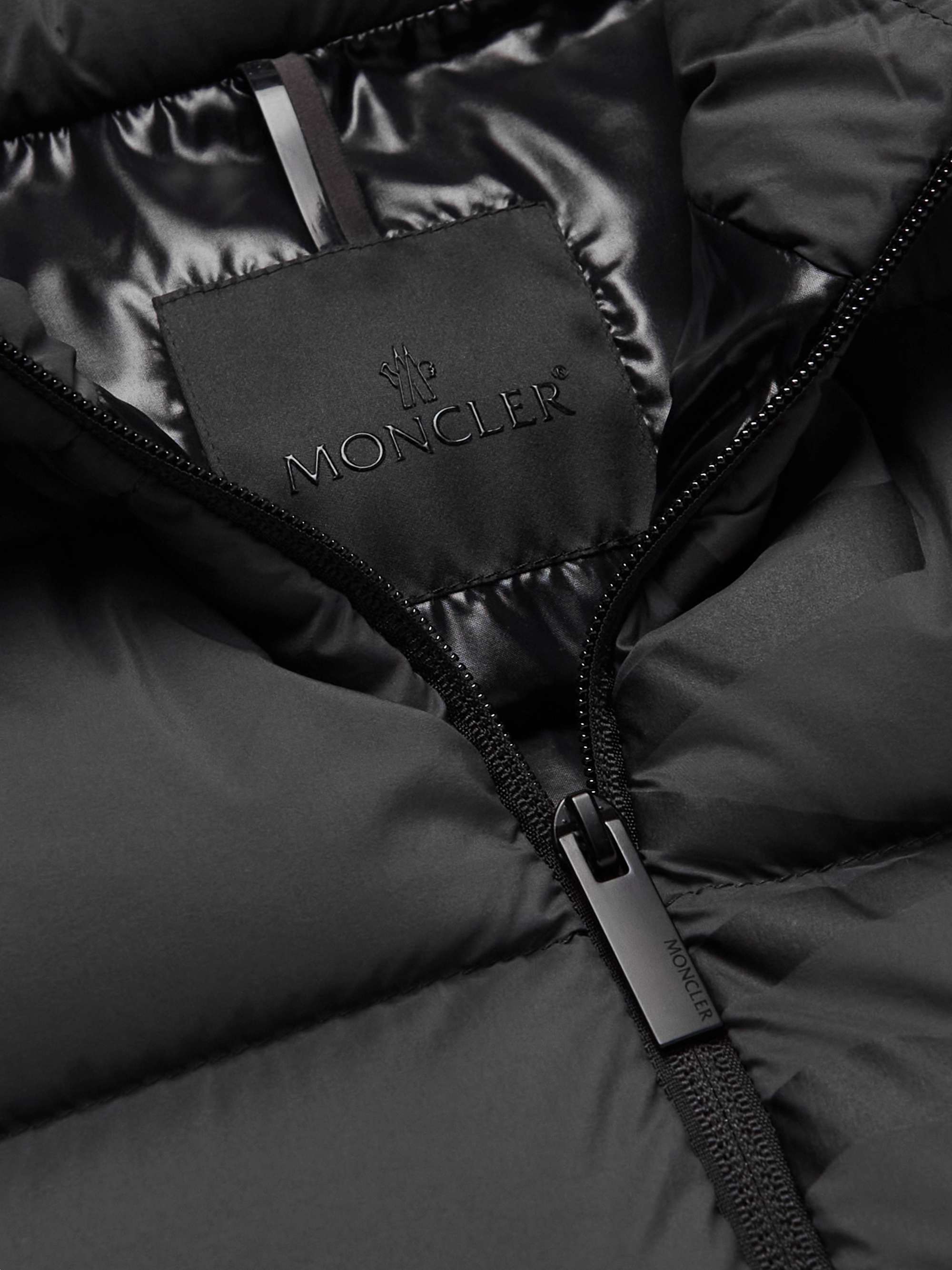 MONCLER Logo-Print Quilted Nylon Down Gilet