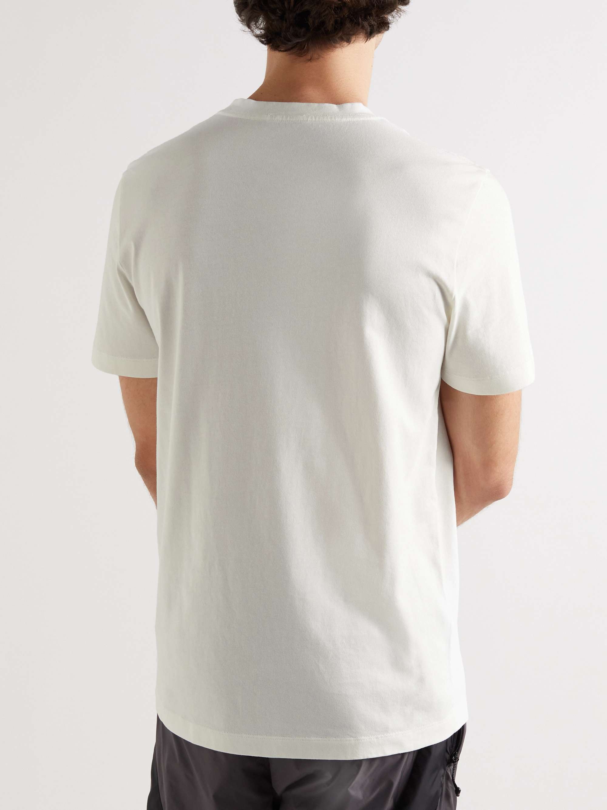 MONCLER Logo-Appliquéd Printed Cotton-Jersey T-Shirt