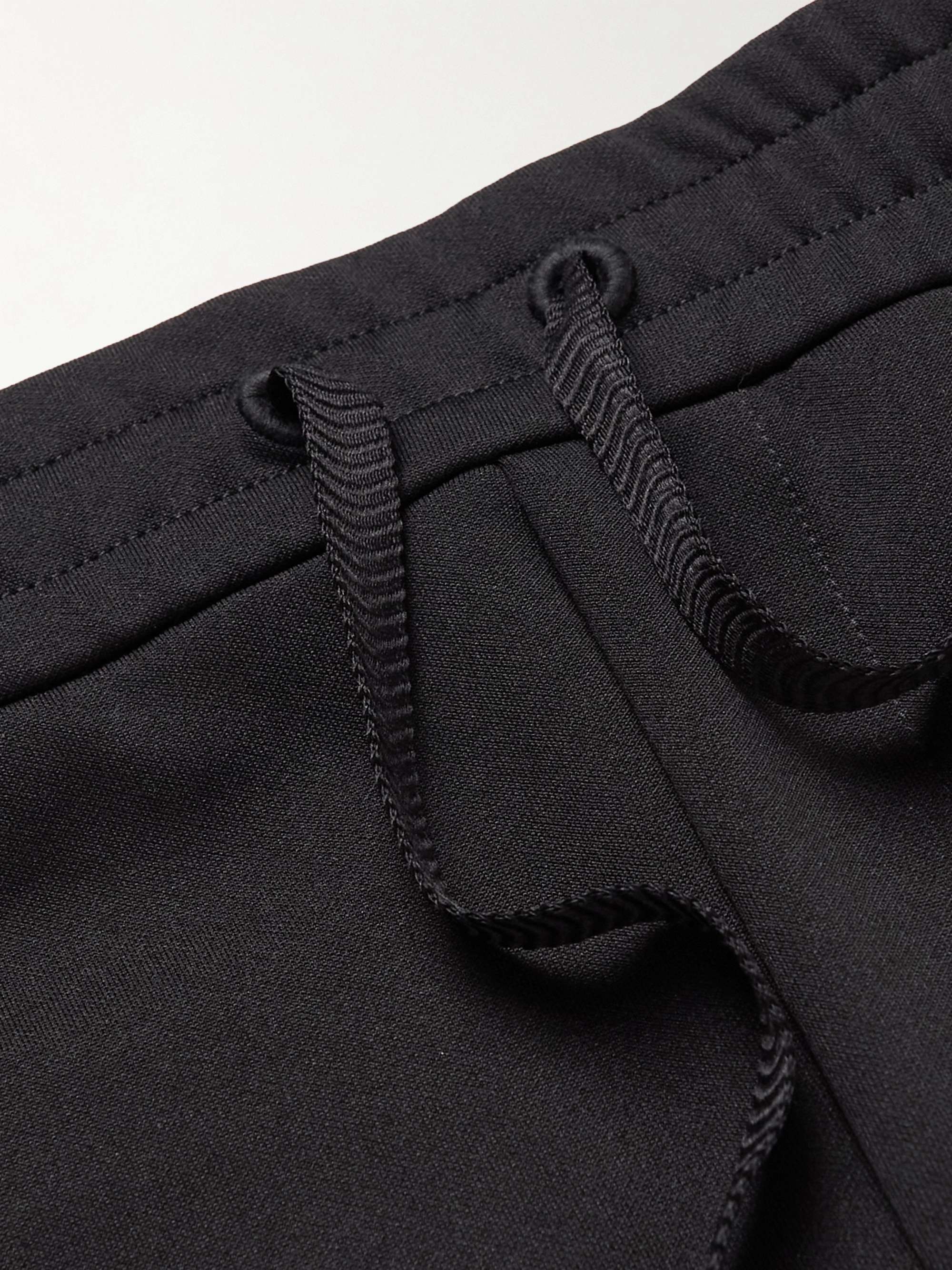 MONCLER Tapered Embellished Jersey Sweatpants