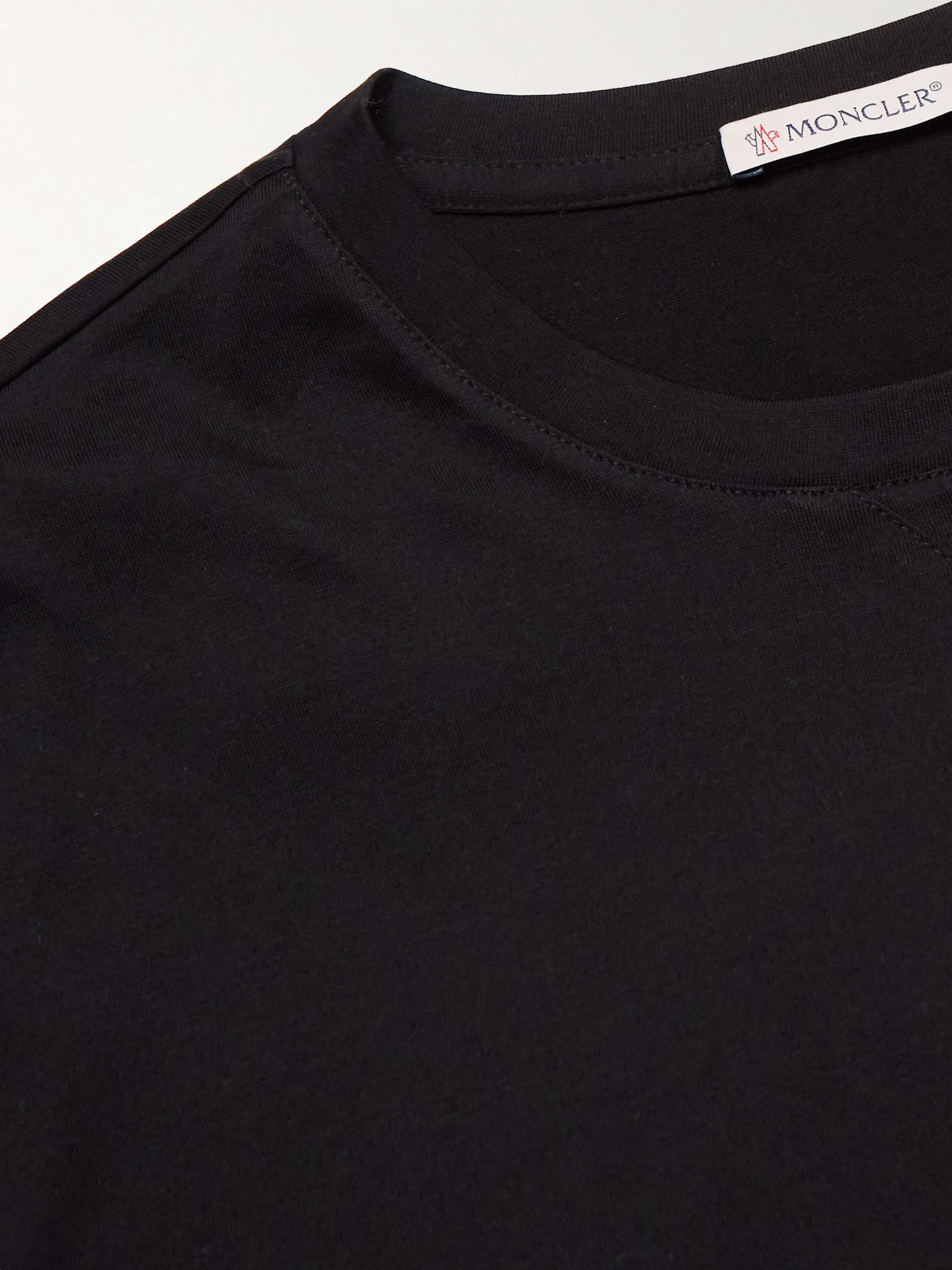 MONCLER Logo-Appliquéd Cotton-Jersey T-Shirt