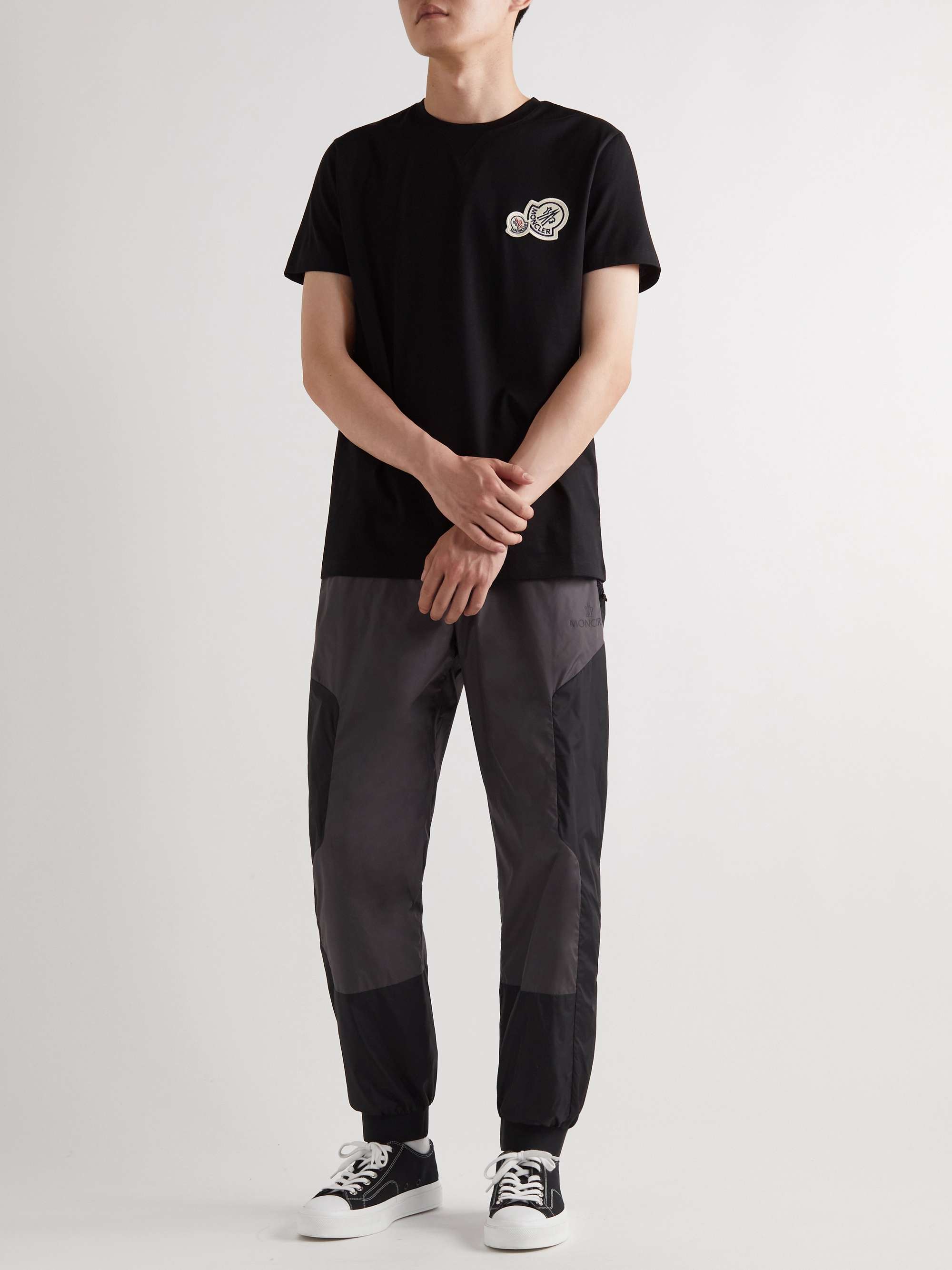 MONCLER Logo-Appliquéd Cotton-Jersey T-Shirt