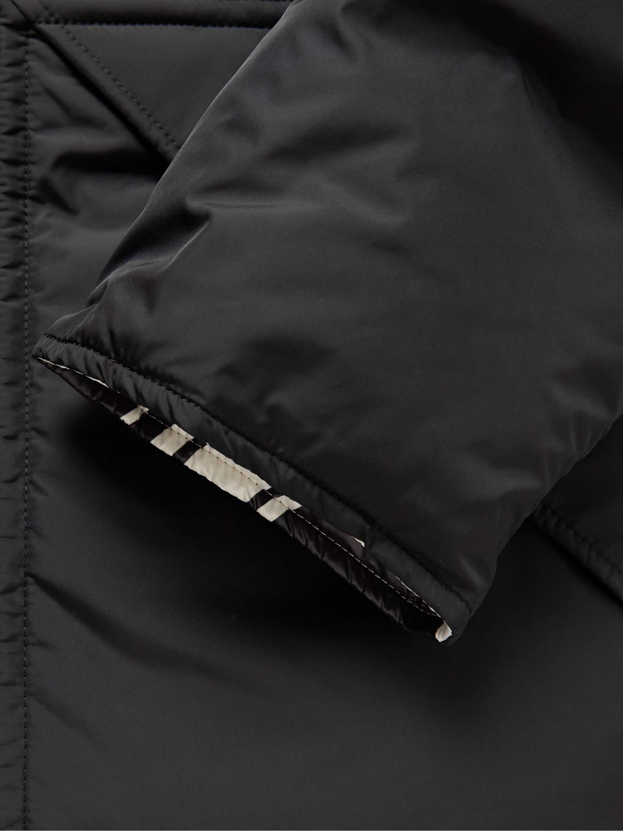 MONCLER Hordelyme Reversible Printed Shell Hooded Down Jacket