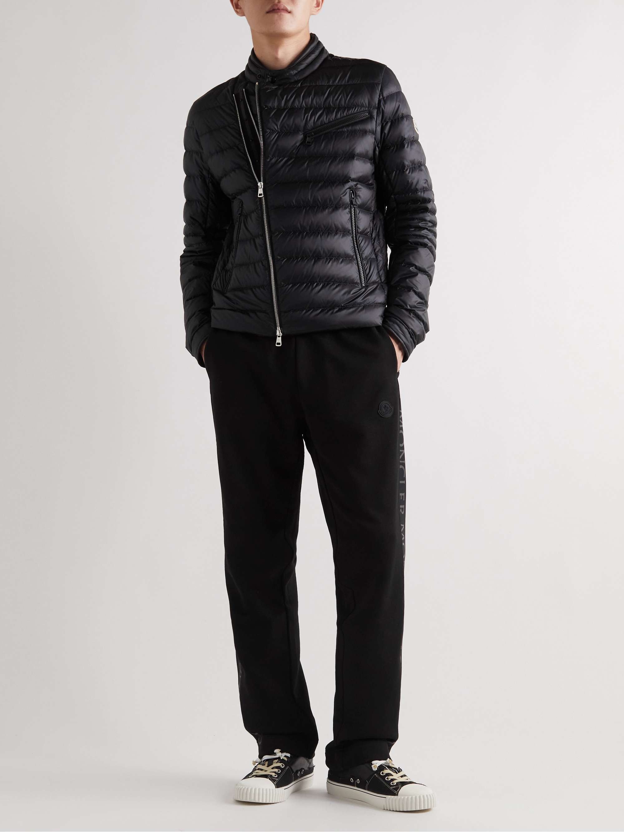 MONCLER Helianthe Grosgrain-Trimmed Quilted Nylon Down Jacket