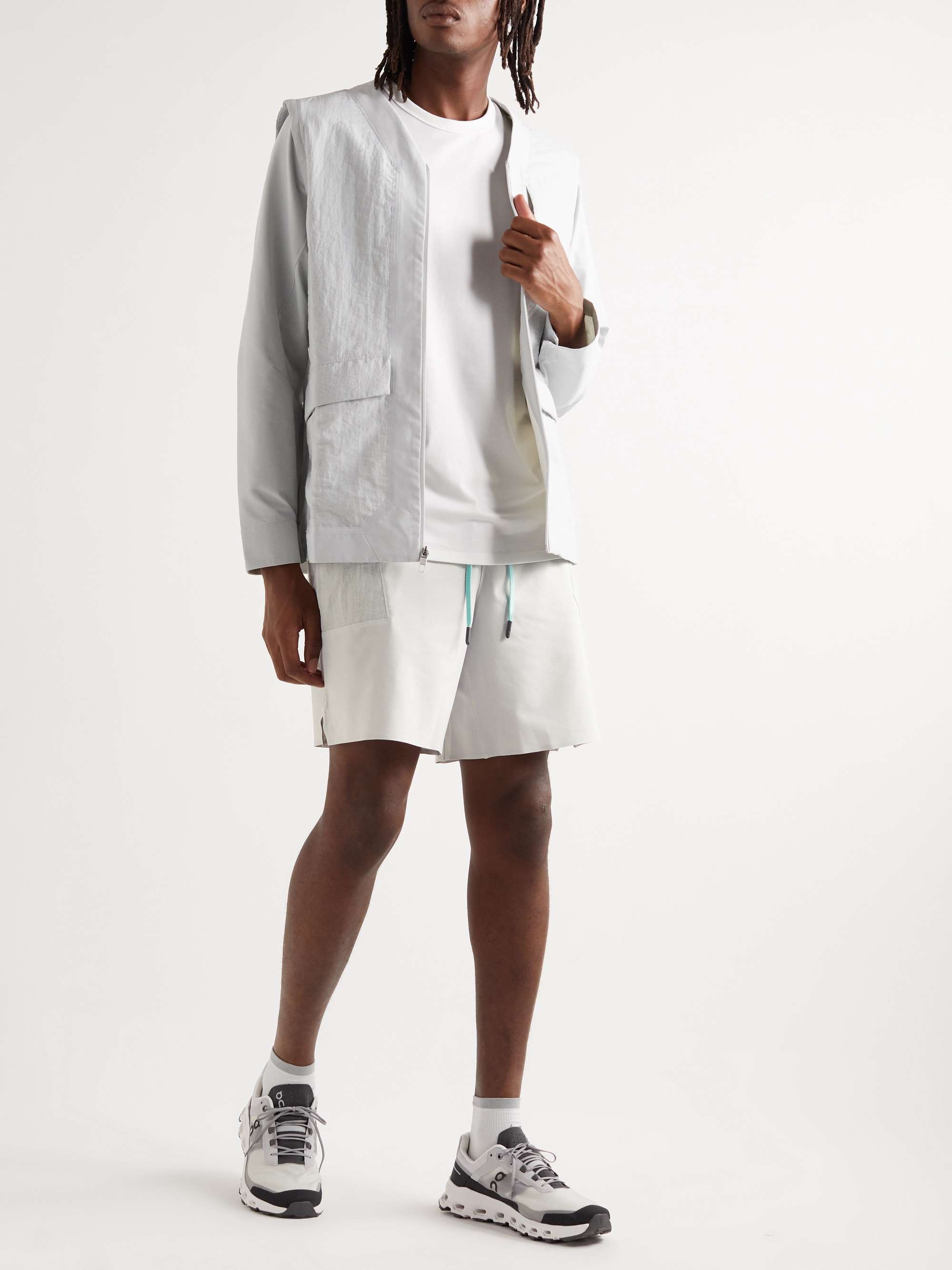 LULULEMON Q222 StraightLeg Stretch RecycledShell Drawstring Shorts