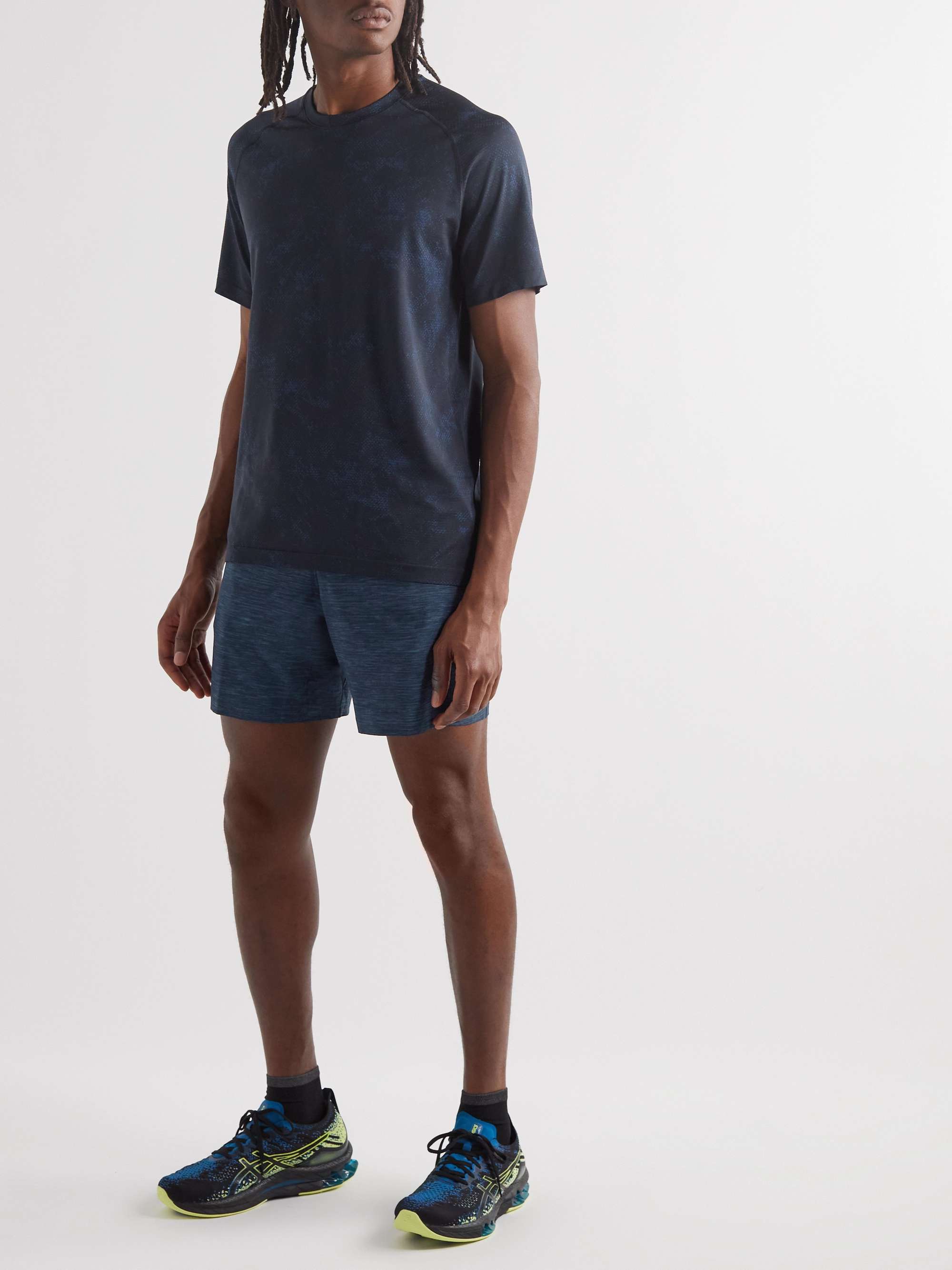 LULULEMON Pace Breaker 7" Printed Recycled Swift Shorts