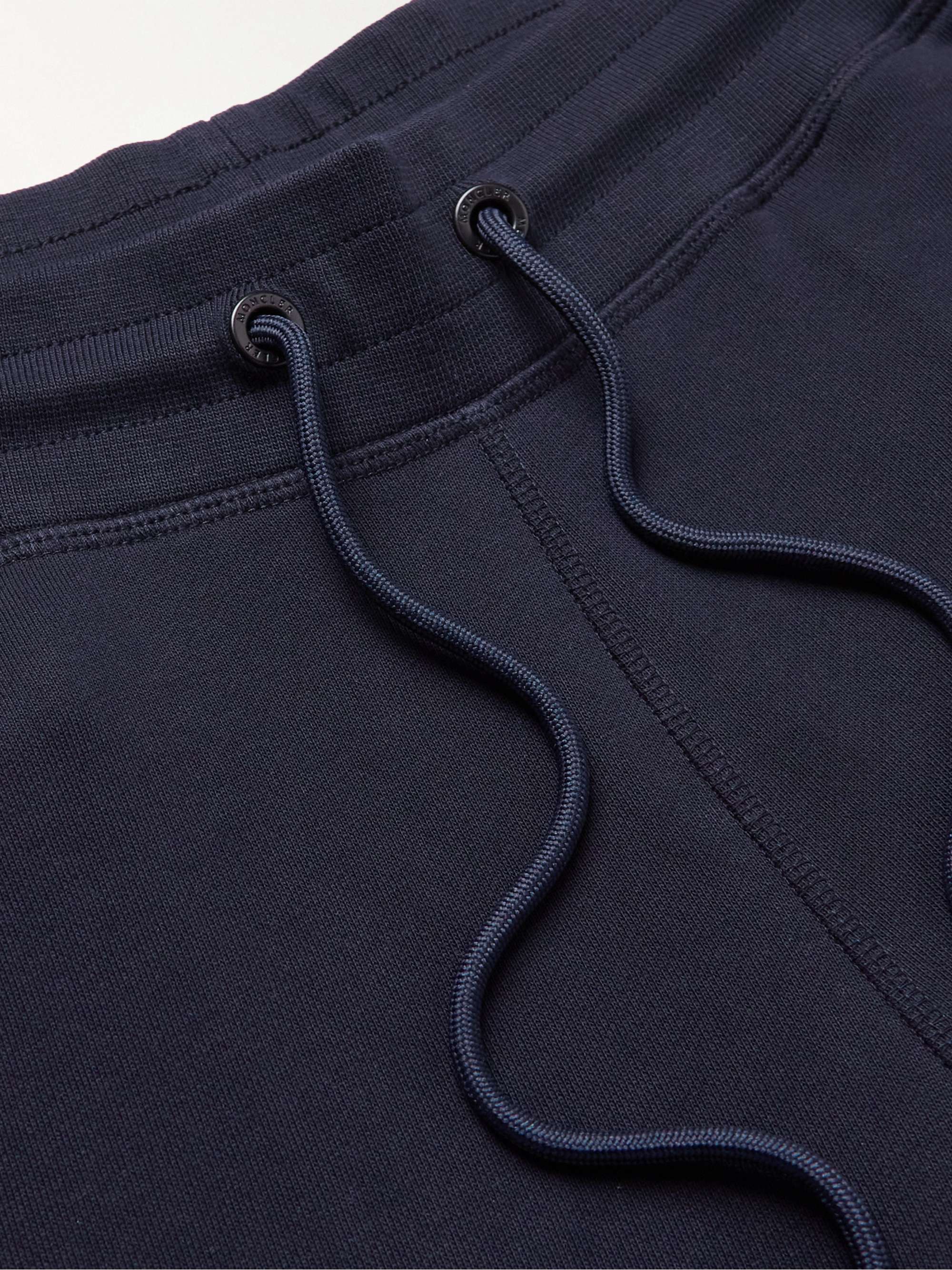 MONCLER GENIUS 2 Moncler 1952 Tapered Logo-Appliquéd Cotton MONCLER GENIUS 2 Moncler 1952 Tapered Logo-Appliquéd Cotton