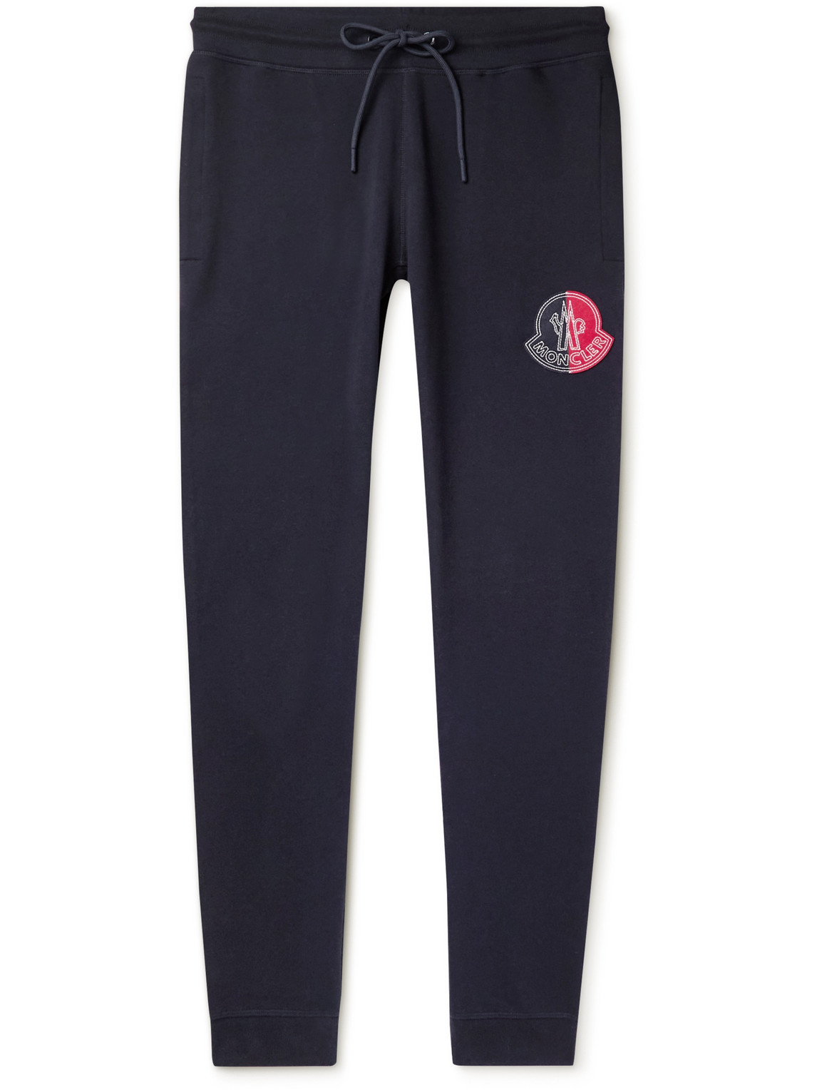 2 Moncler 1952 Tapered Logo-Appliquéd Cotton-Jersey Sweatpants