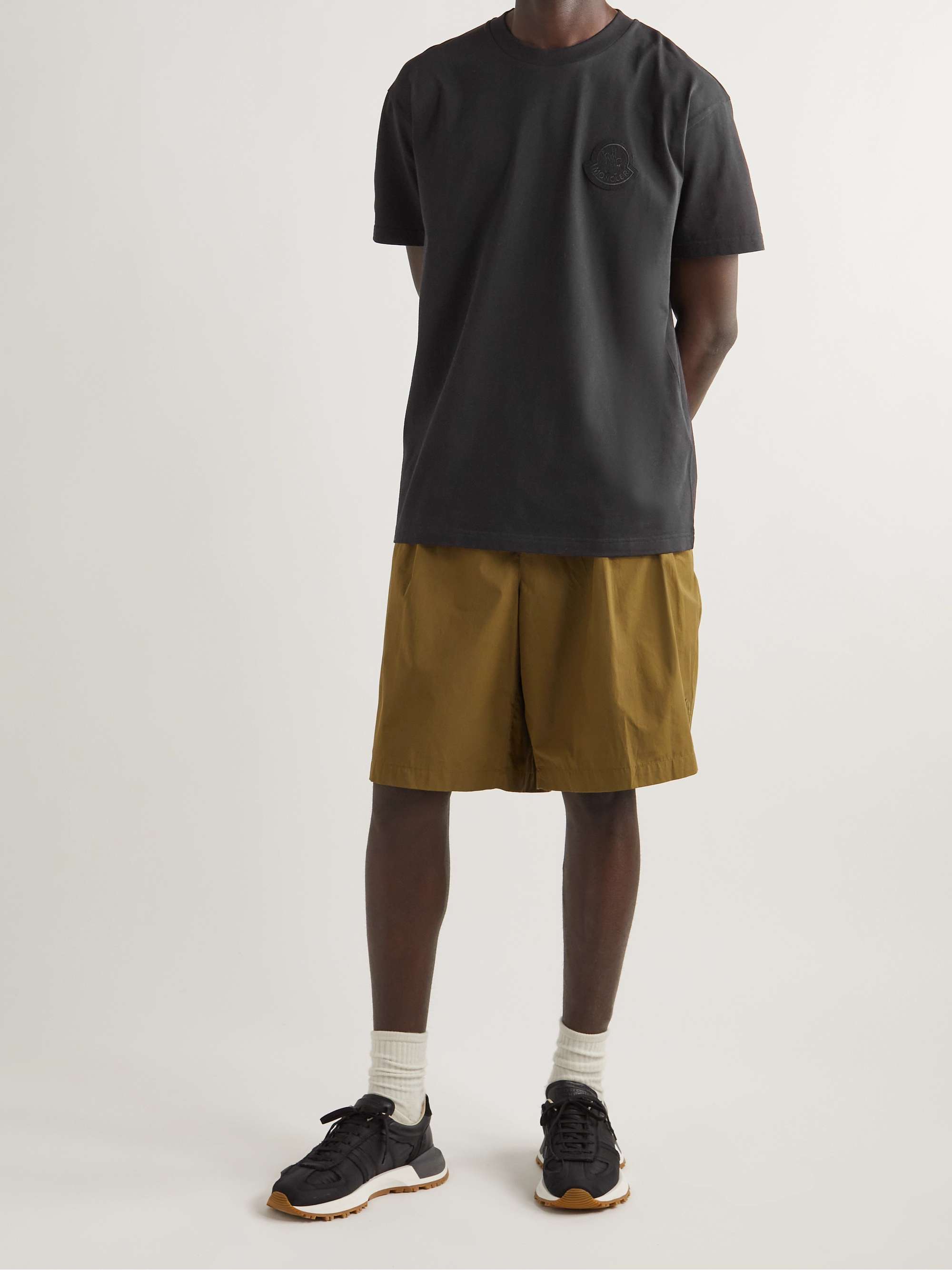 MONCLER GENIUS 2 Moncler 1952 Logo-Appliquéd Cotton-Jersey T MONCLER GENIUS 2 Moncler 1952 Logo-Appliquéd Cotton-Jersey T