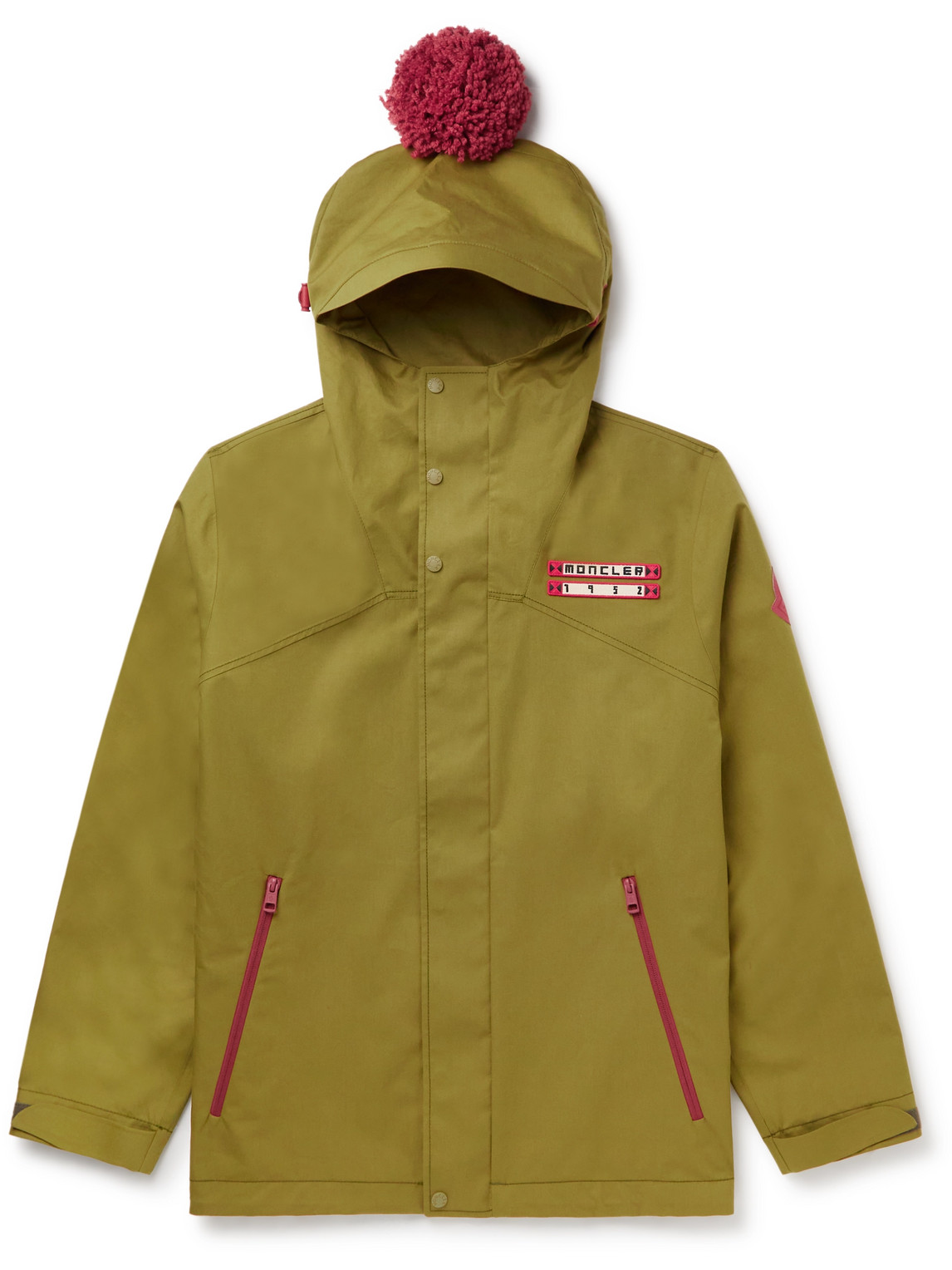 Moncler Genius - 2 Moncler 1952 Logo-Appliquéd Cotton-Blend Canvas Hooded Jacket - Men - Green - 2