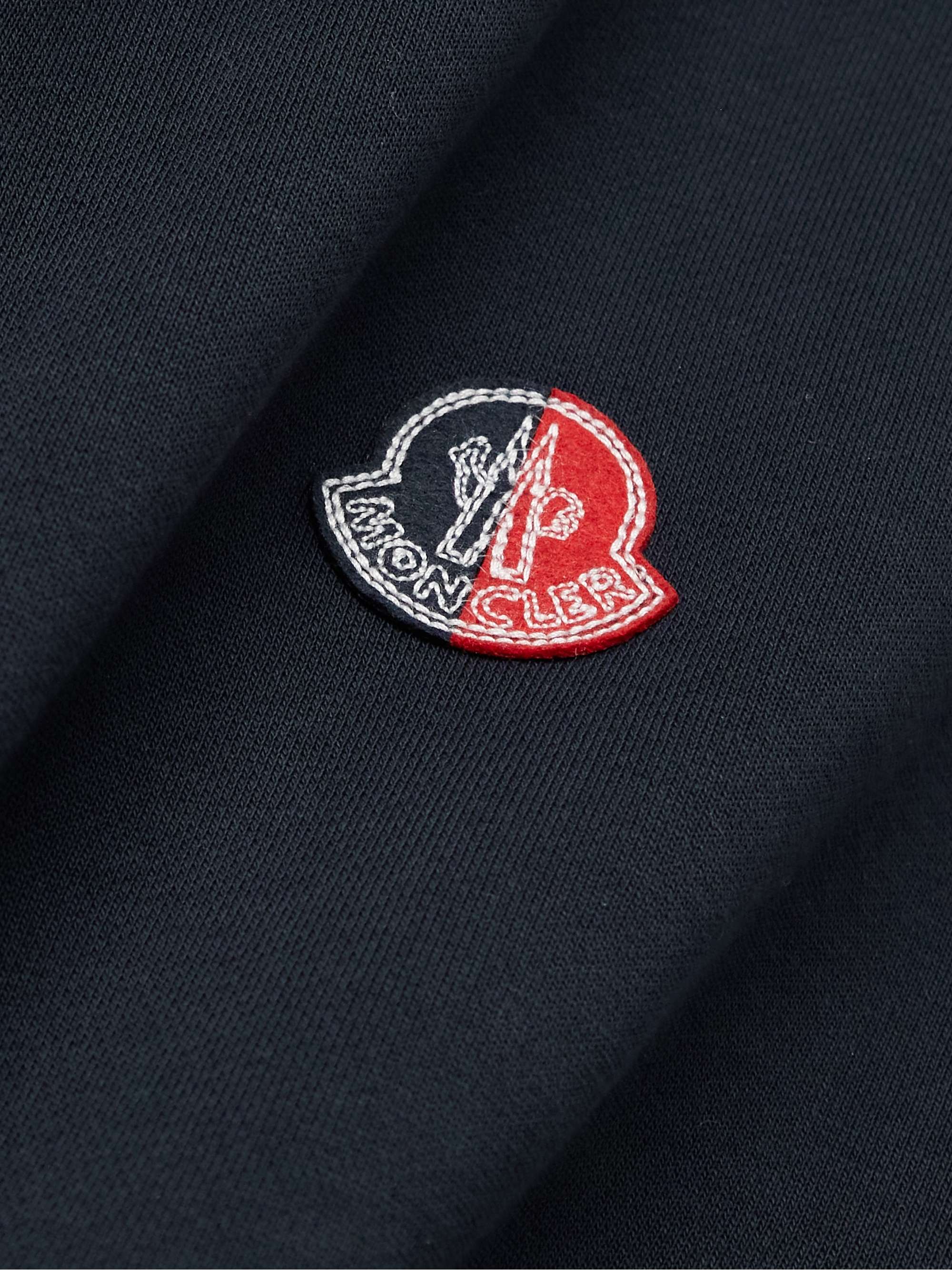 MONCLER GENIUS 2 Moncler 1952 Logo-Appliquéd Cotton-Jersey Zip-Up Hoodie