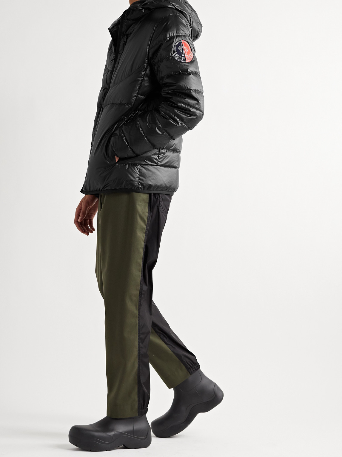 Moncler Genius 2 Moncler 1952 Hissu Slim-fit Quilted Shell Hooded Down Jacket In Black