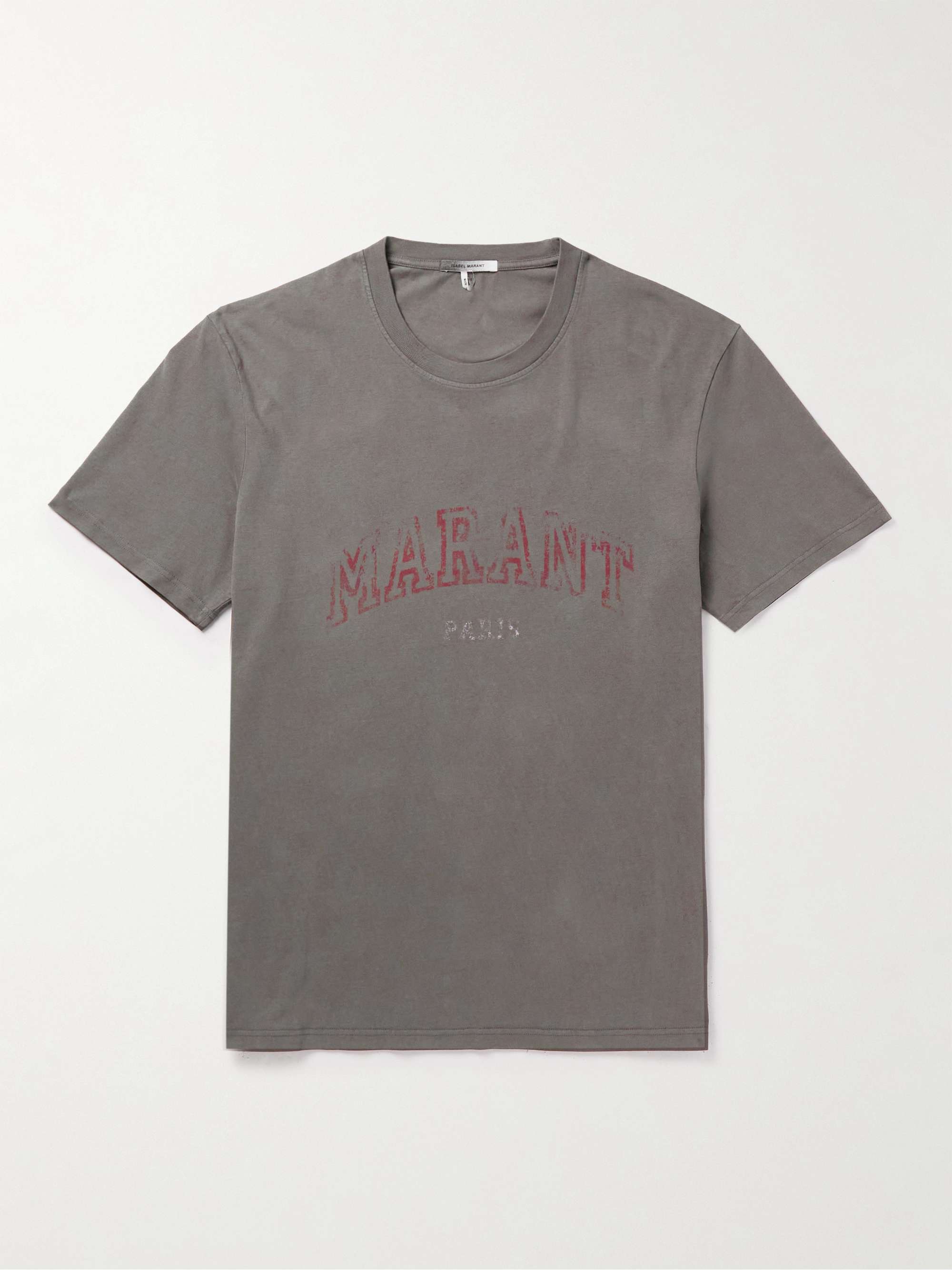 ISABEL MARANT Honore Logo-Print Cotton-Jersey T-Shirt for Men | MR PORTER