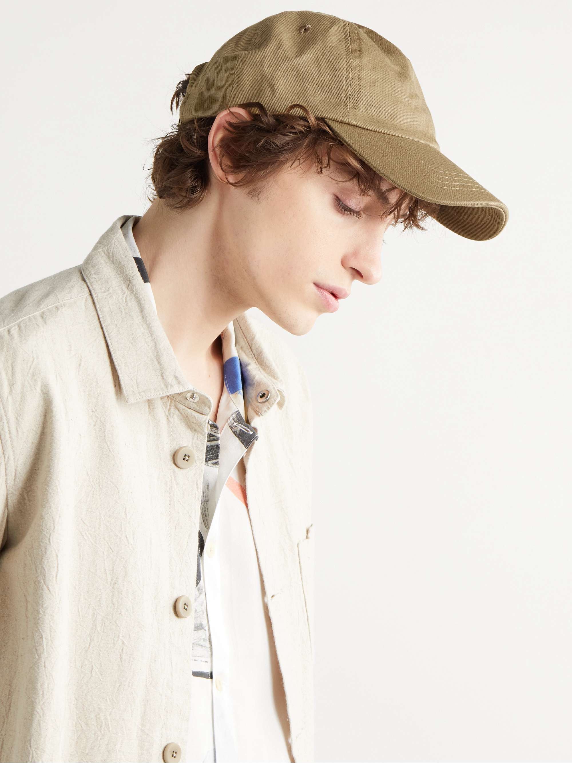 FOLK Logo-Appliquéd Cotton-Twill Baseball Cap
