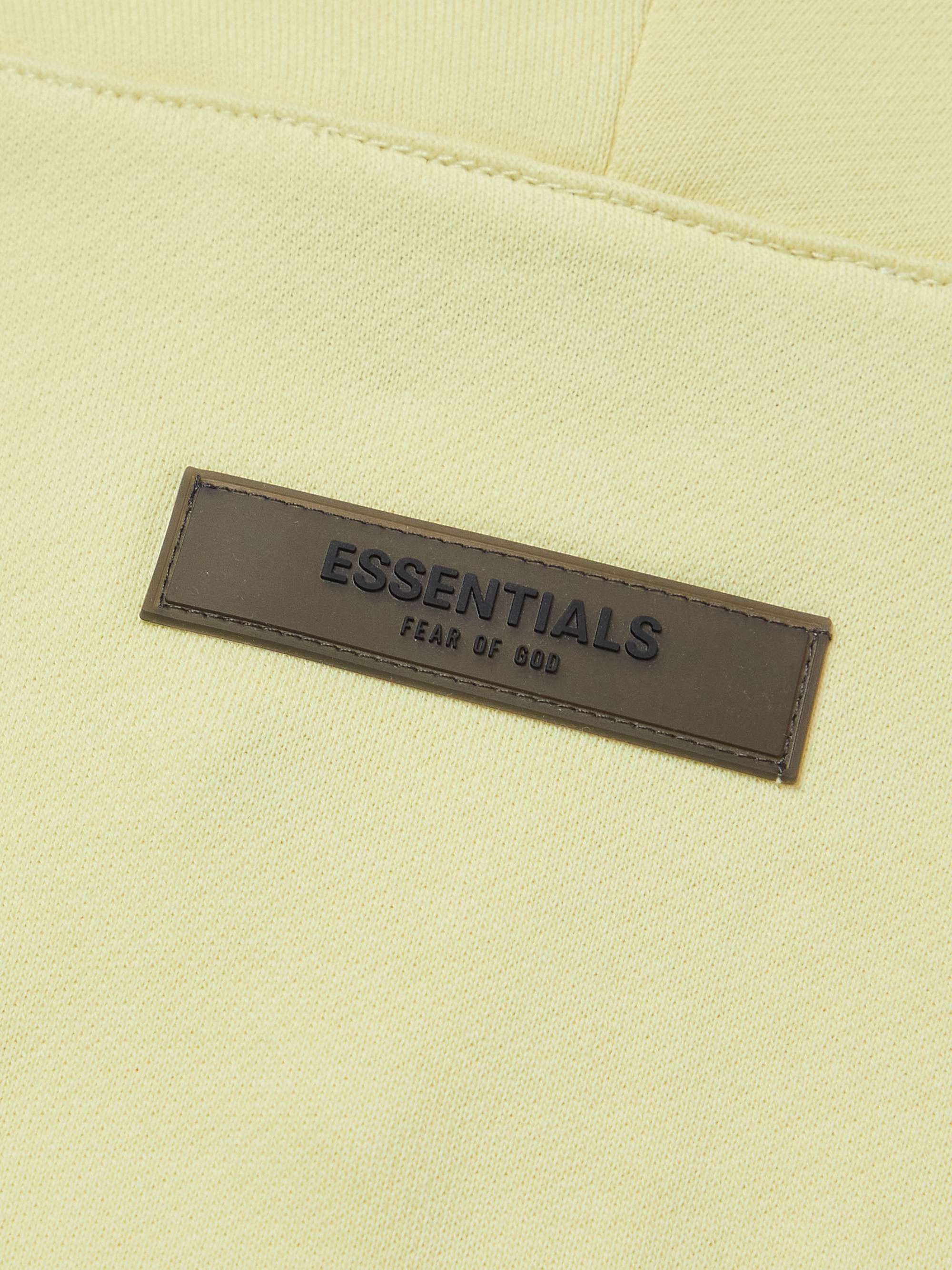 FEAR OF GOD ESSENTIALS KIDS Logo-Appliquéd Cotton-Jersey Henley T-Shirt