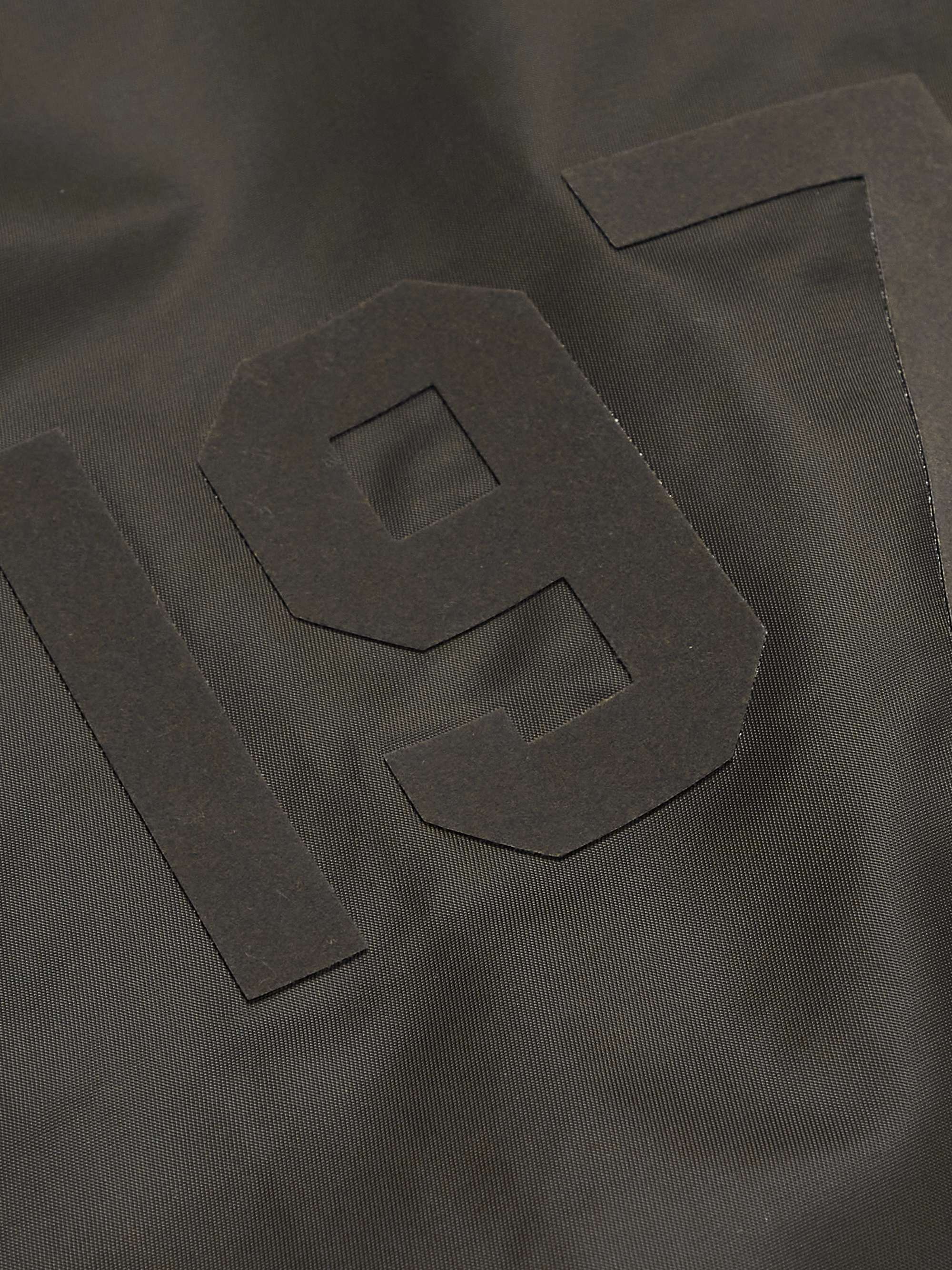 FEAR OF GOD ESSENTIALS KIDS Coaches Logo-Flocked Shell Coach Jacket