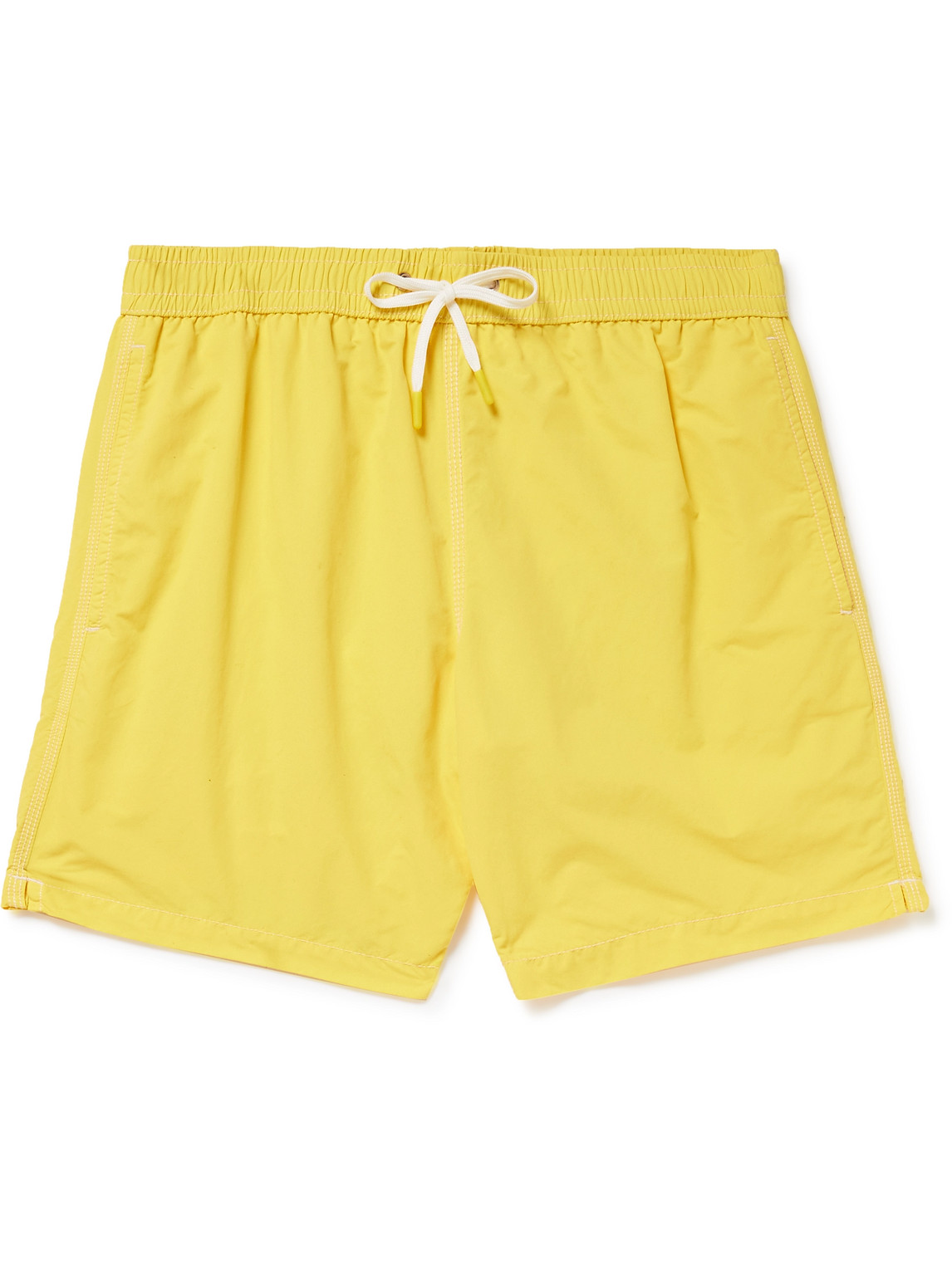 Straight-Leg Mid-Length Swim Shorts