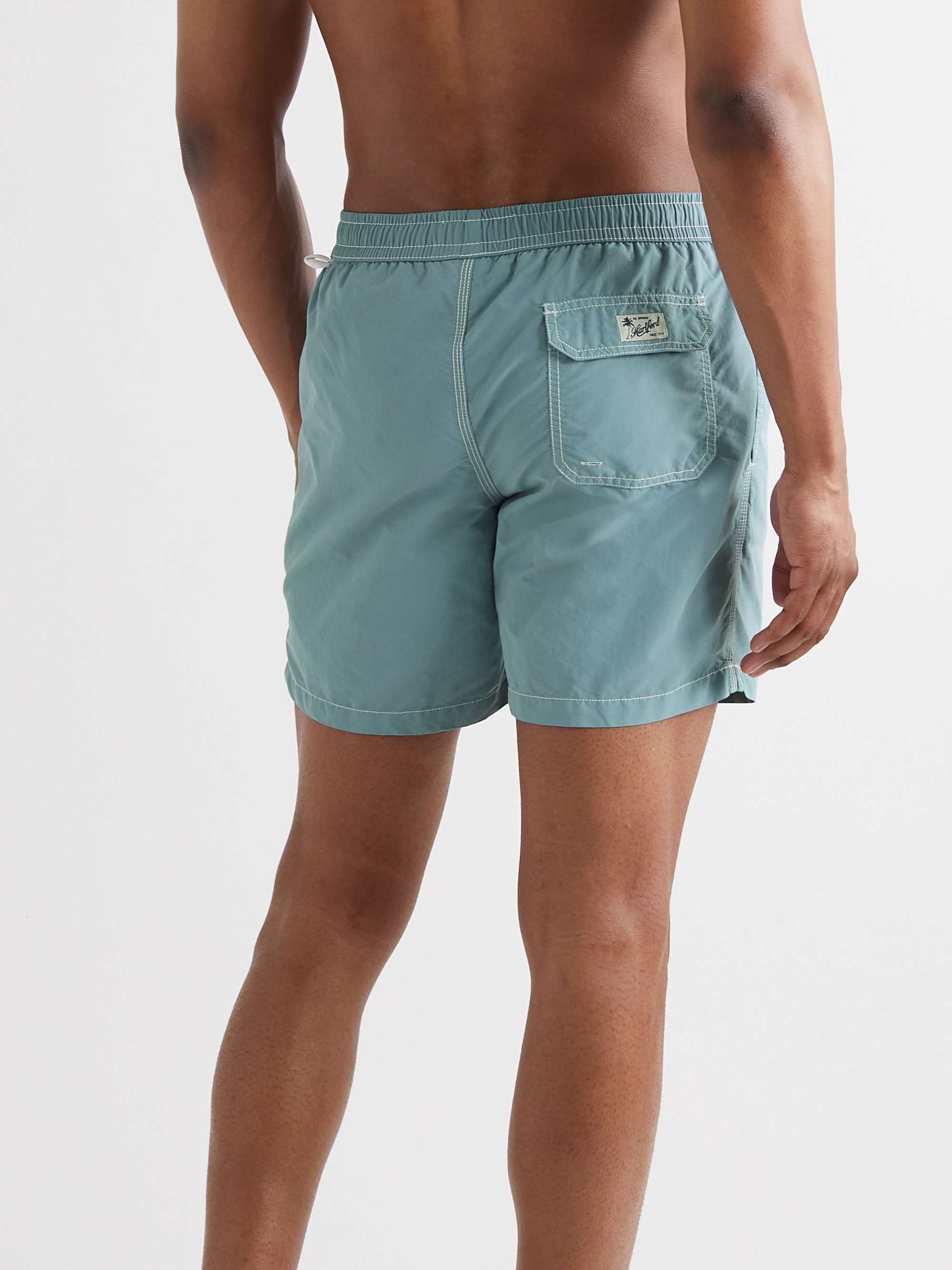 HARTFORD Straight-Leg Mid-Length Swim Shorts