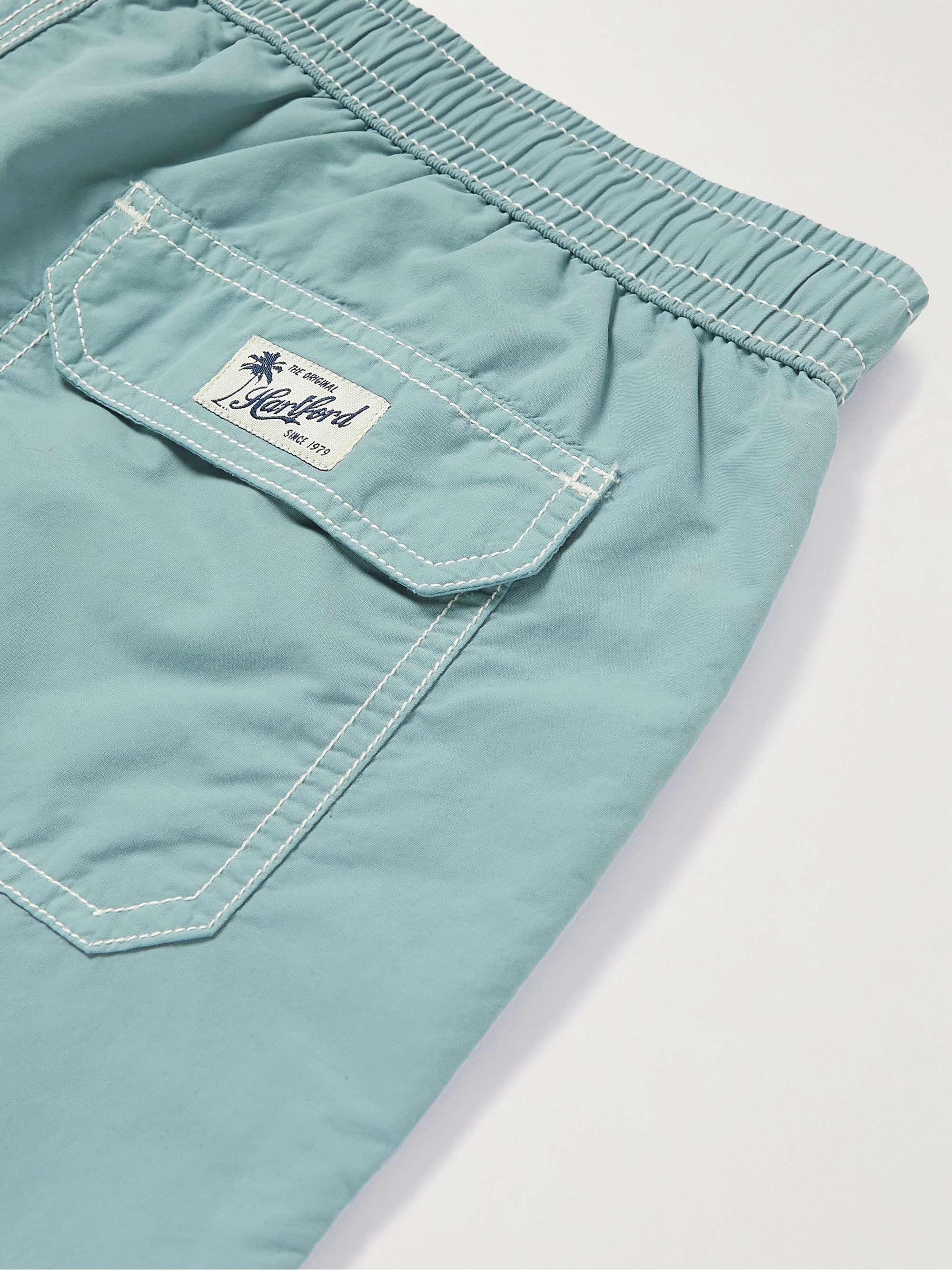 HARTFORD Straight-Leg Mid-Length Swim Shorts