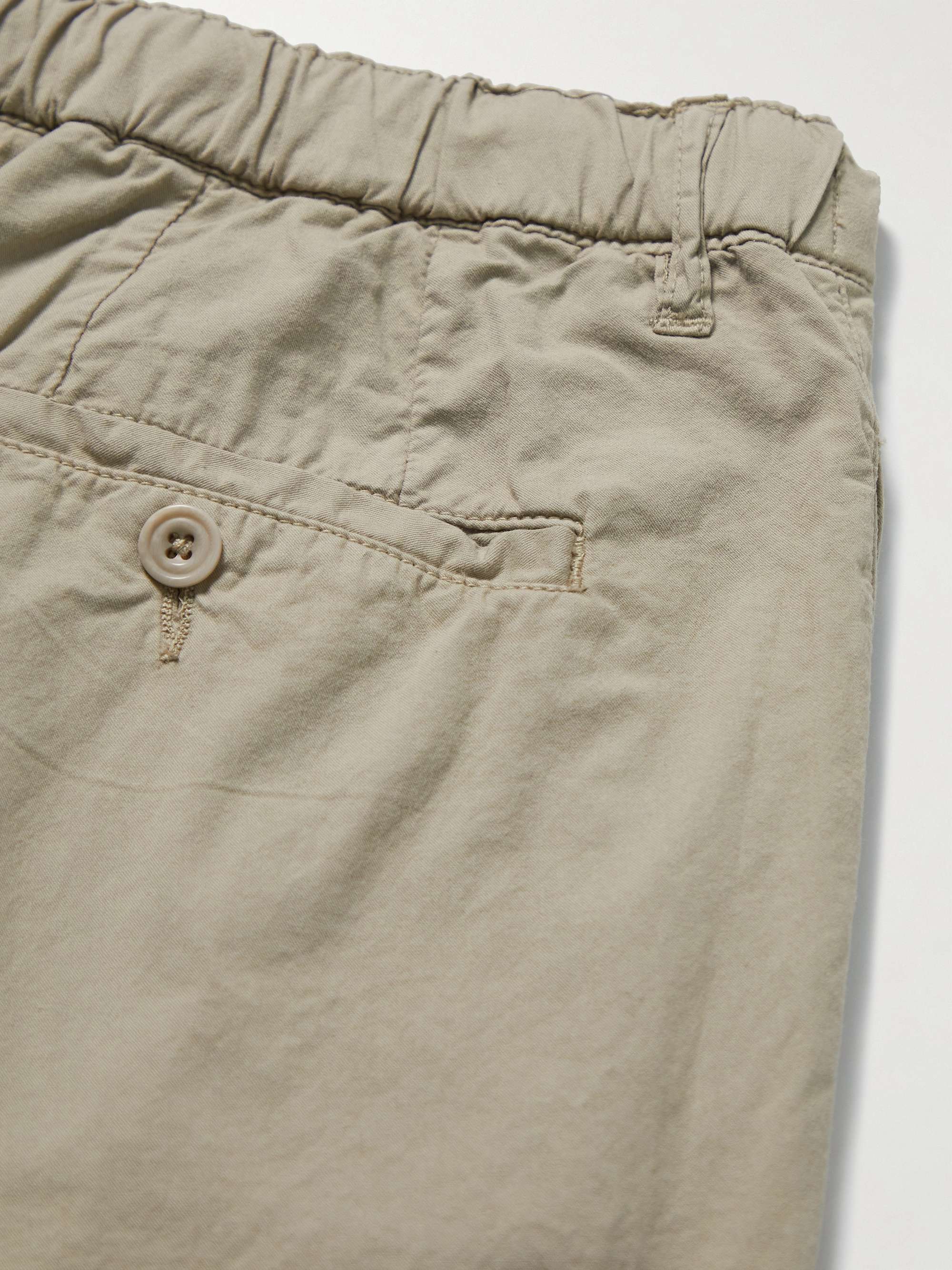 HARTFORD Tank Straight-Leg Linen Drawstring Shorts
