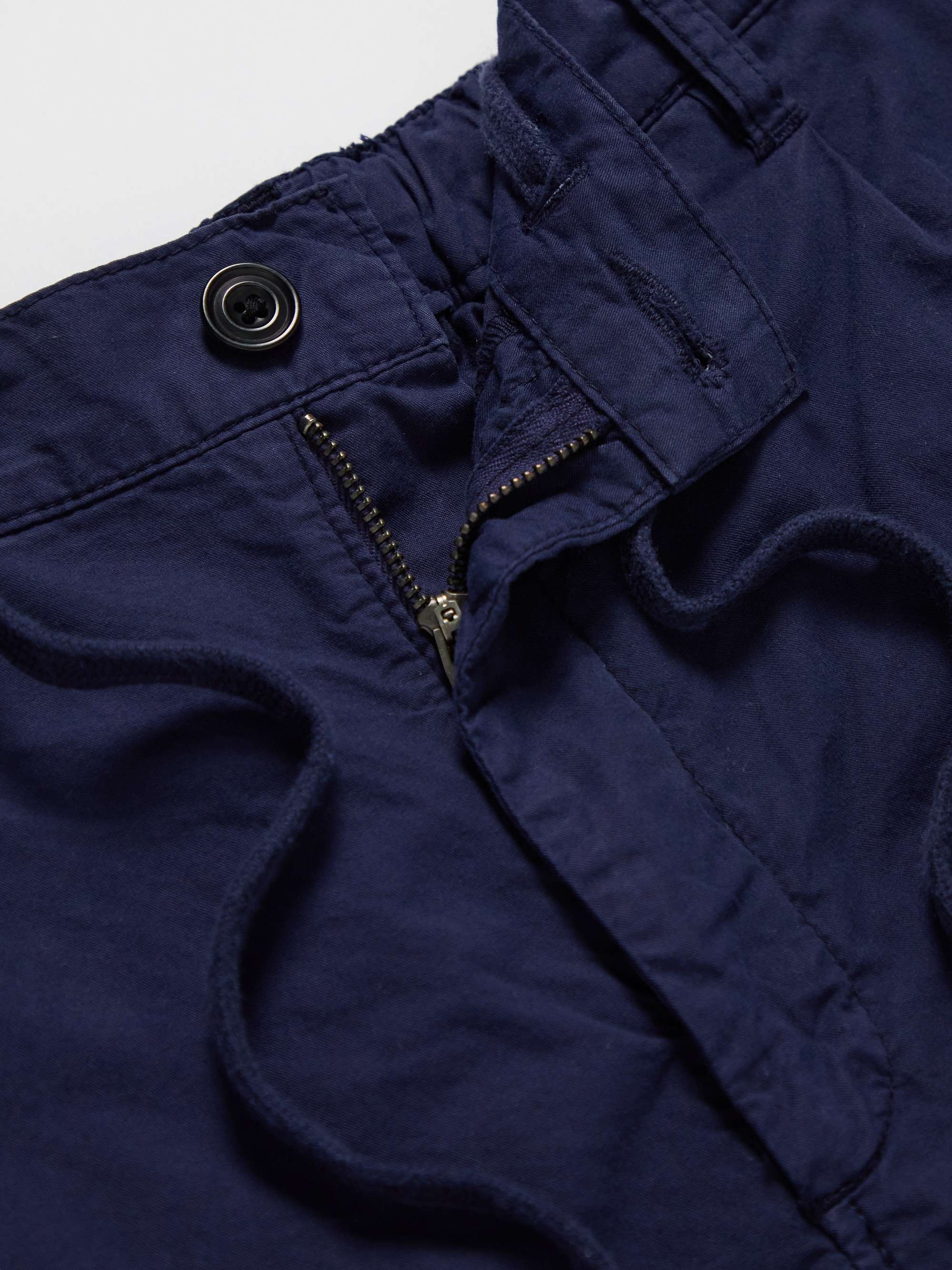 HARTFORD Tank Straight-Leg Cotton Drawstring Shorts