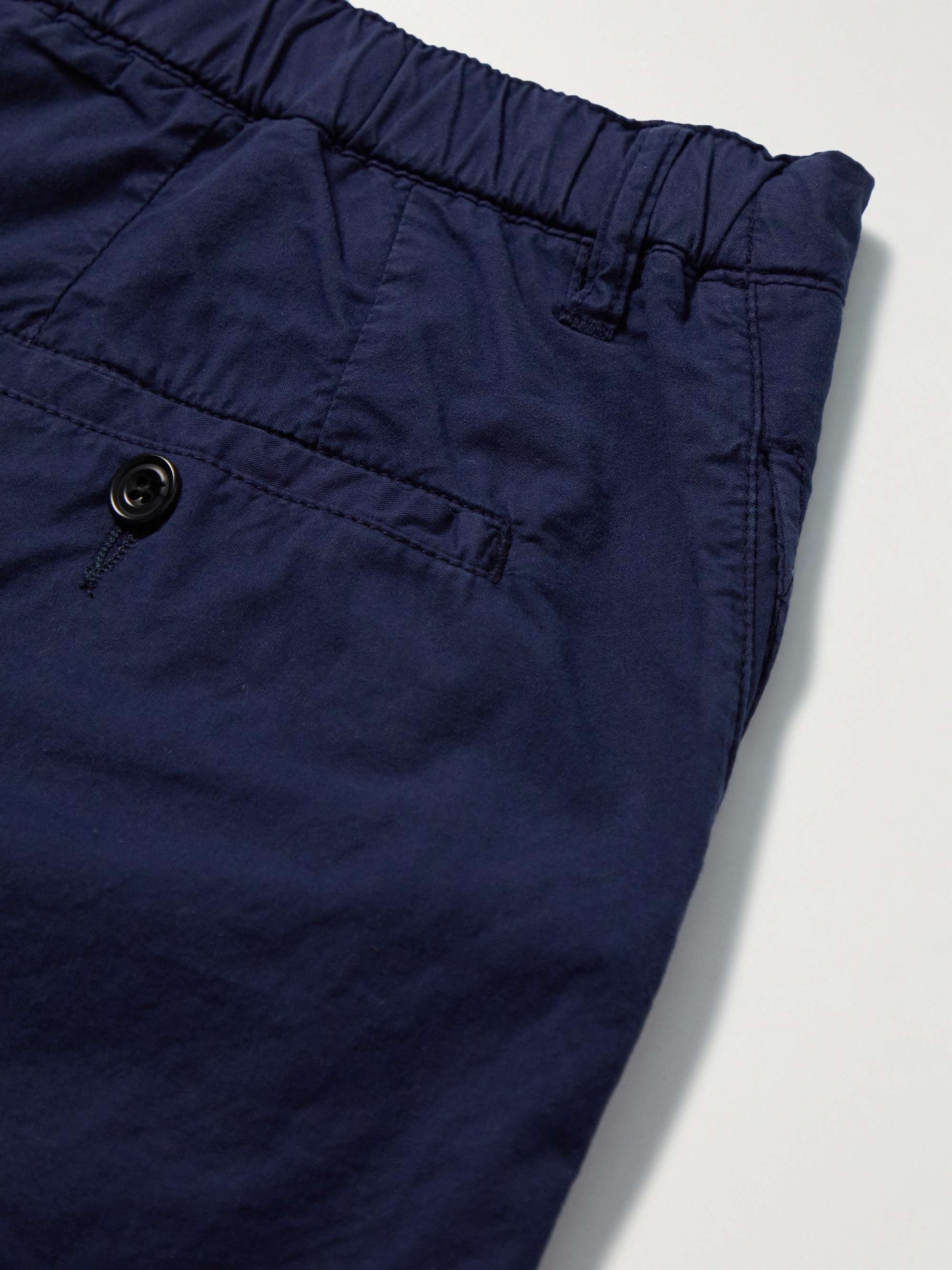 HARTFORD Tank Straight-Leg Cotton Drawstring Shorts