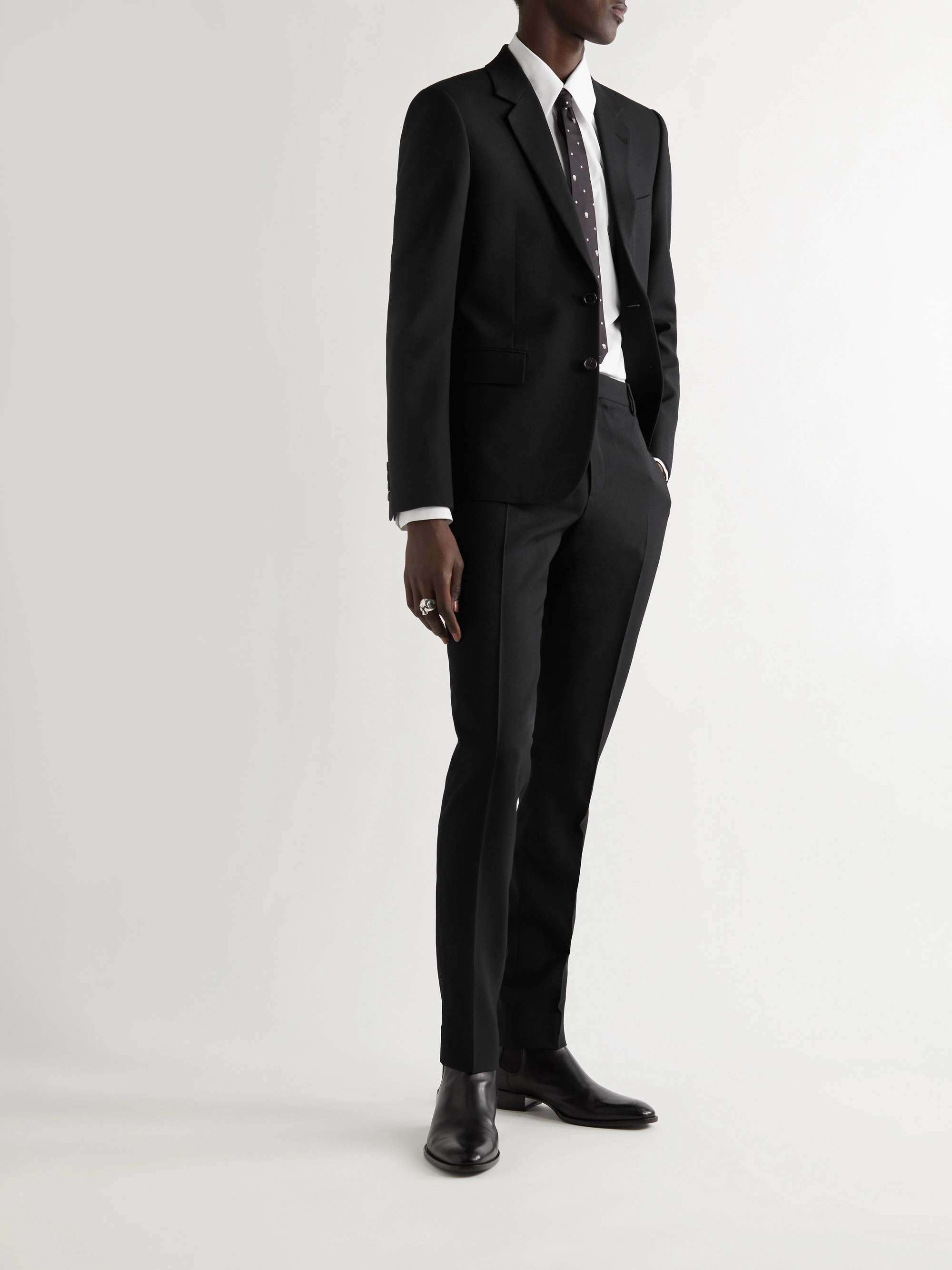 SAINT LAURENT Slim-Fit Virgin Wool-Gabardine Suit