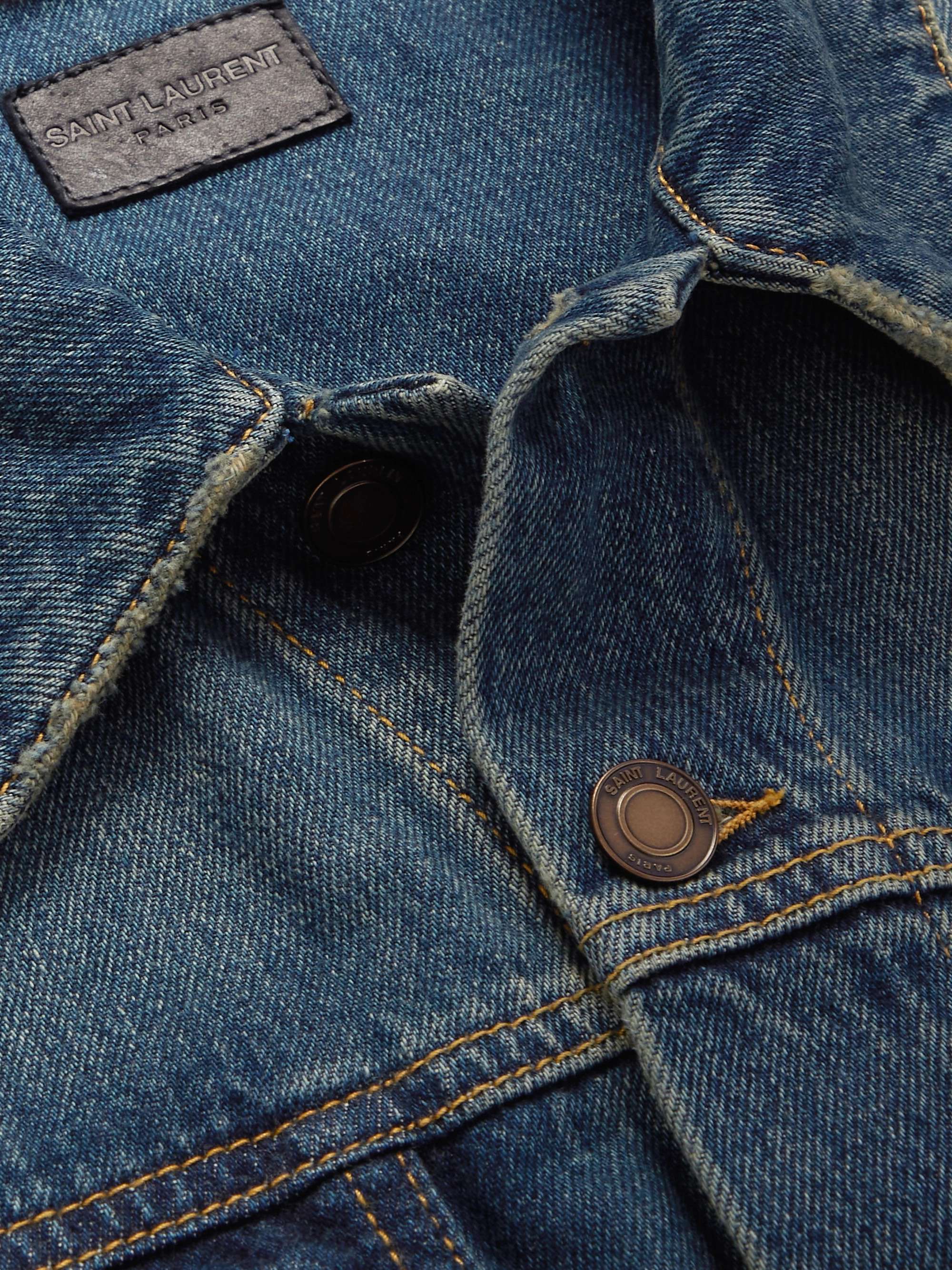 SAINT LAURENT Denim Trucker Jacket