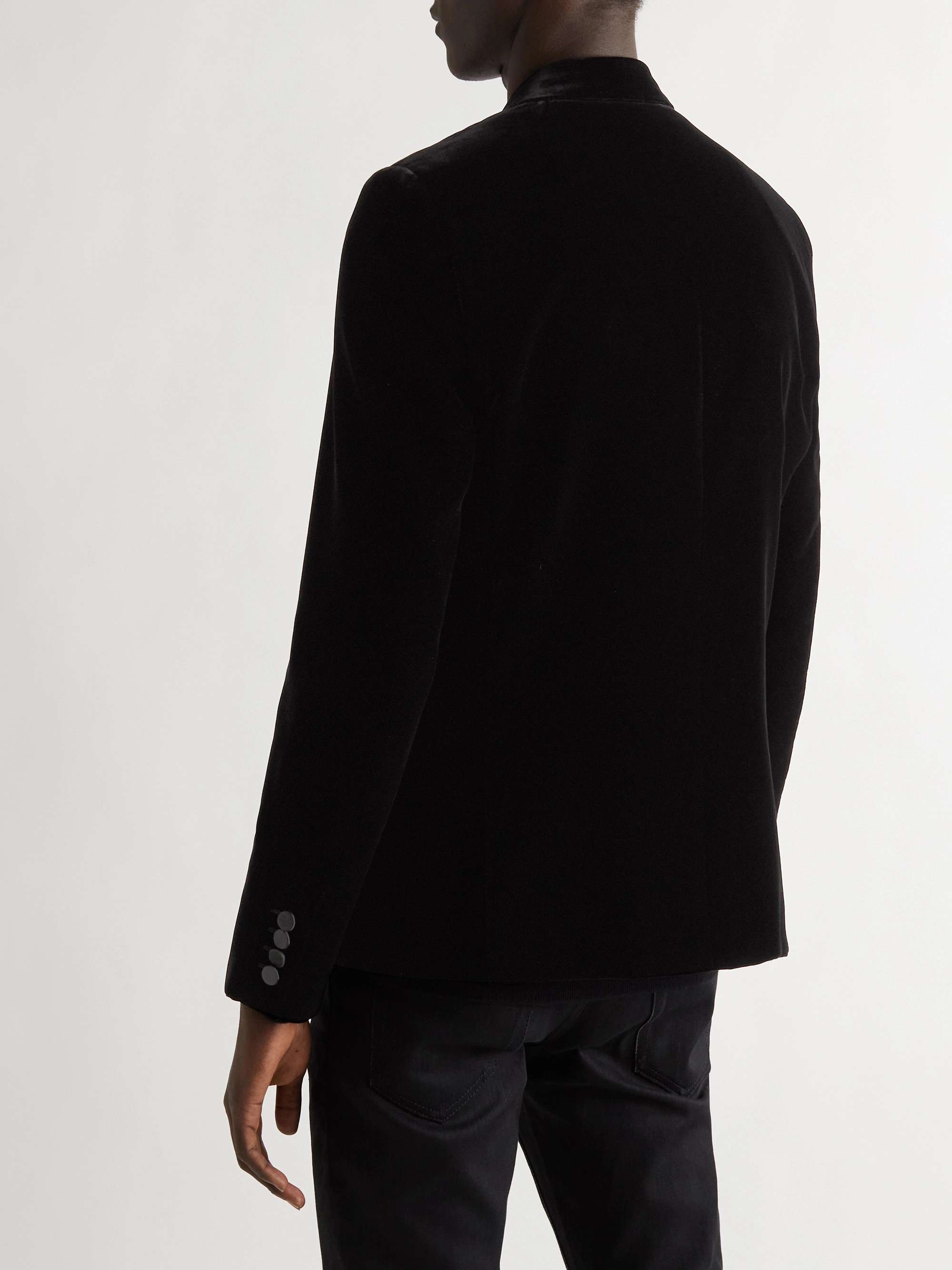 SAINT LAURENT Velvet Blazer