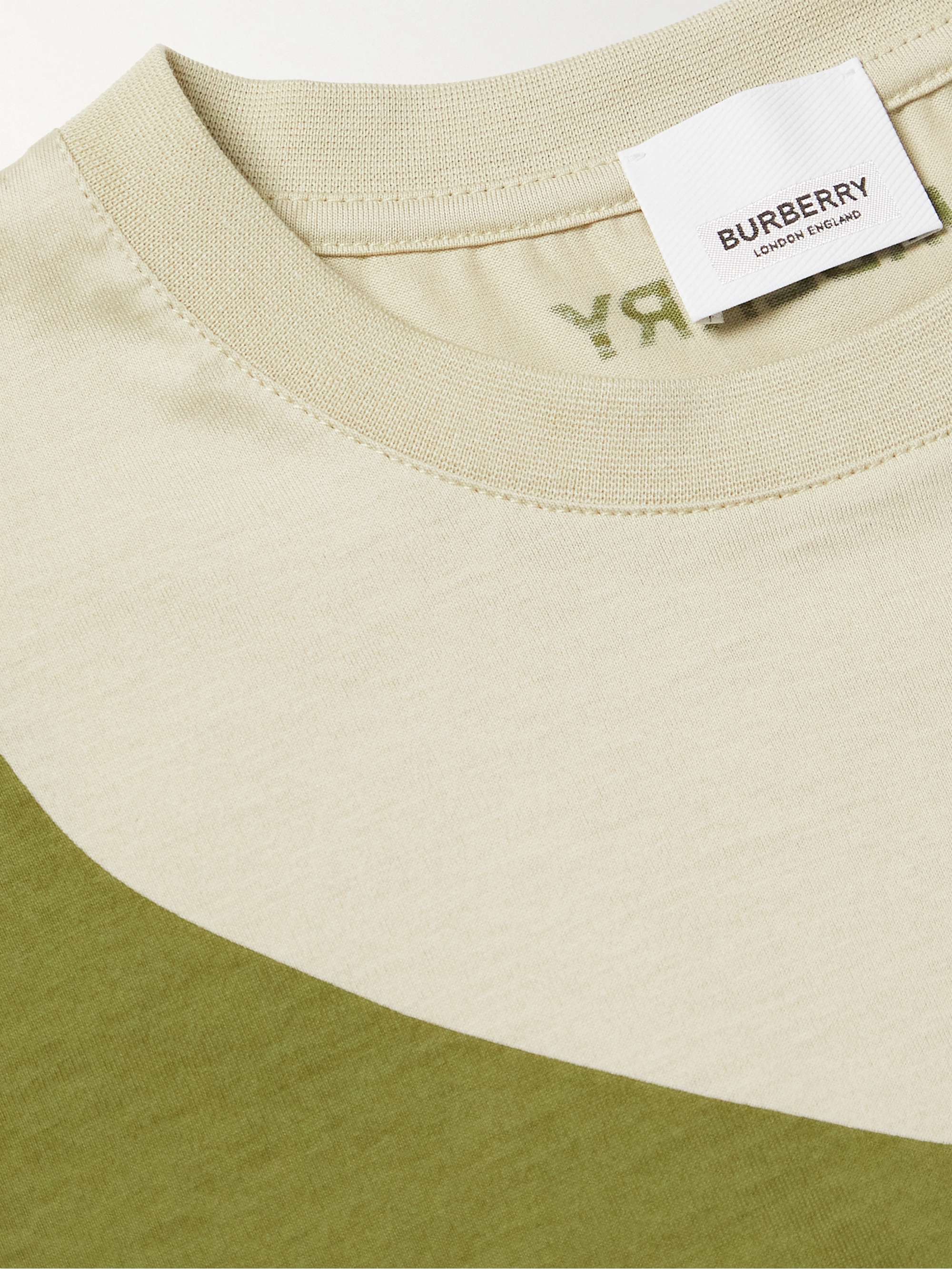 BURBERRY Printed Cotton-Jersey T-Shirt