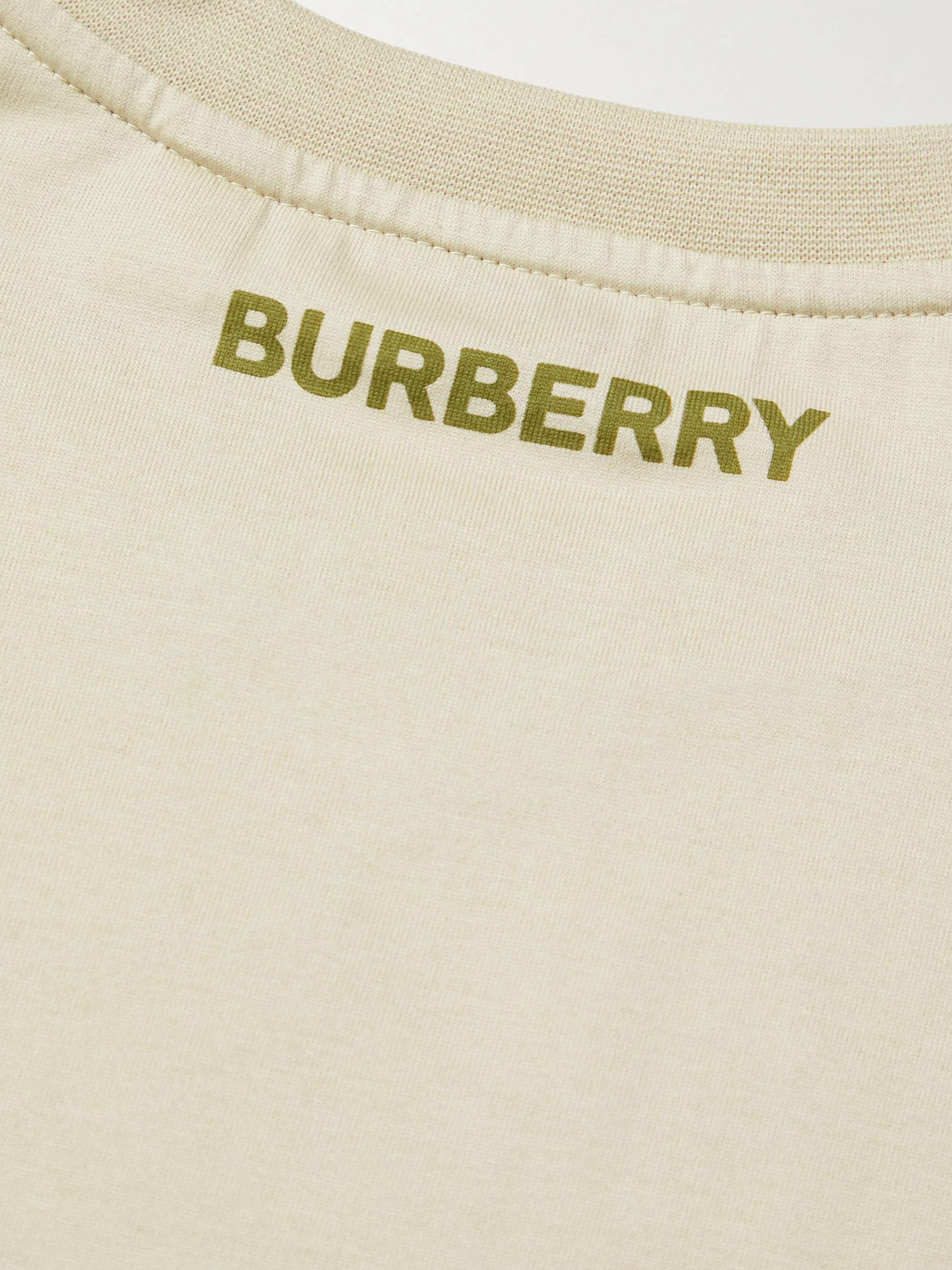 BURBERRY Printed Cotton-Jersey T-Shirt