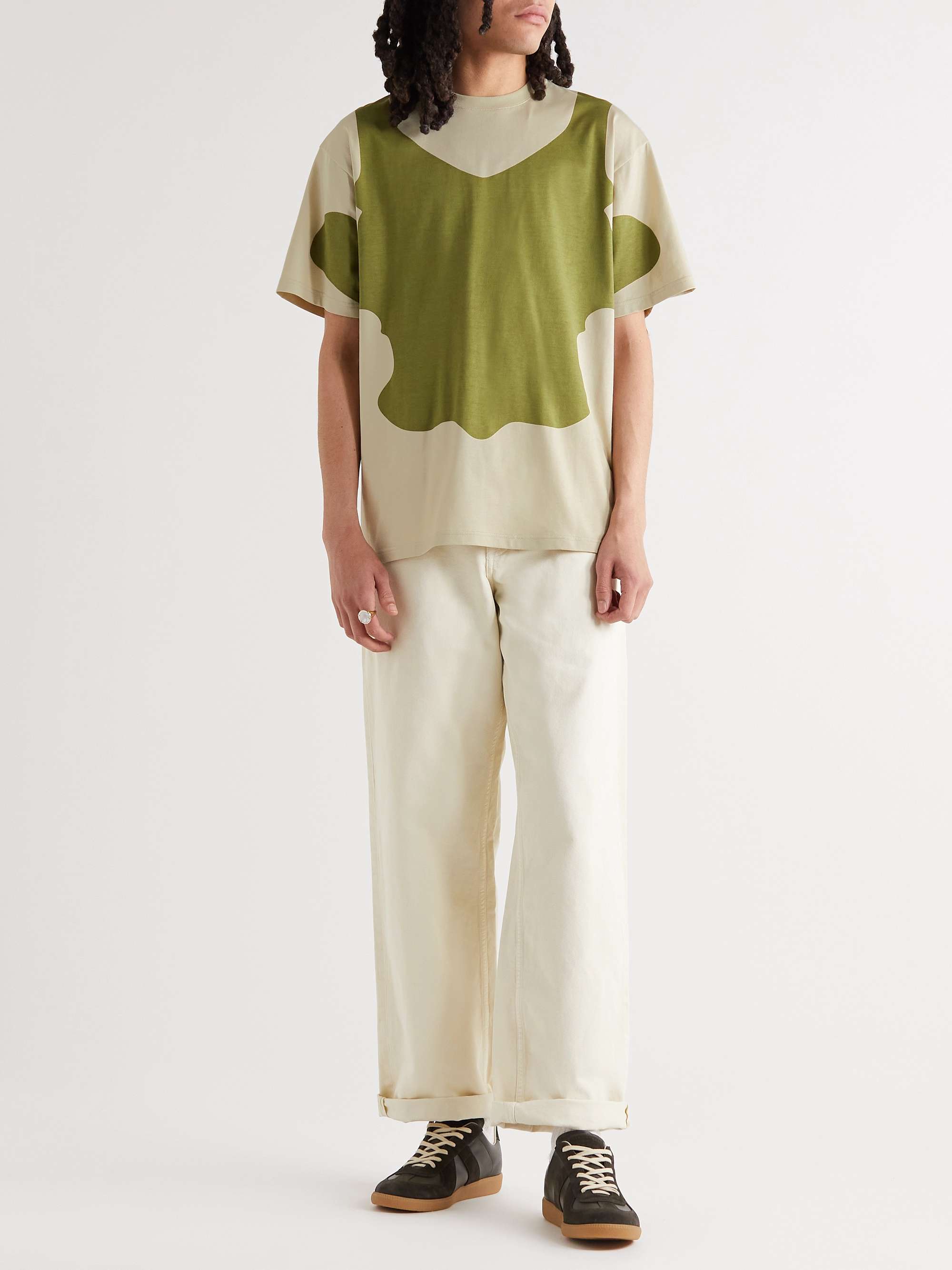BURBERRY Printed Cotton-Jersey T-Shirt