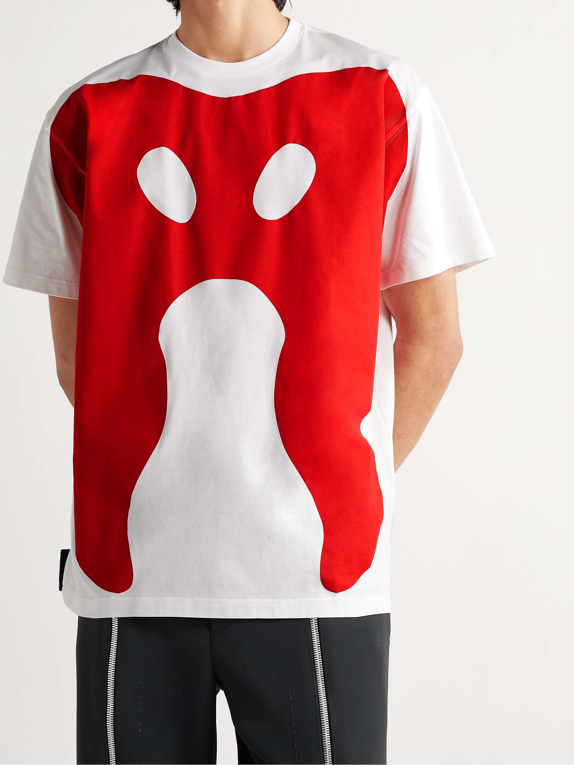 BURBERRY Printed Cotton-Jersey T-Shirt