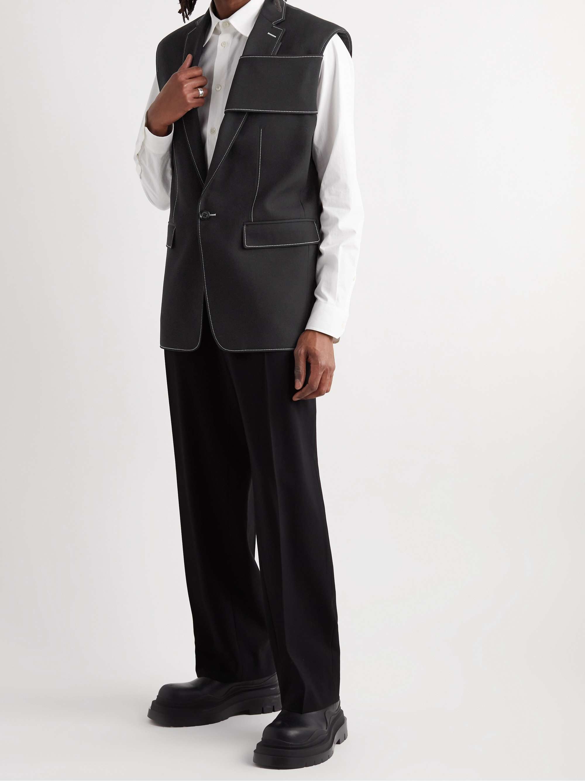 BURBERRY Grain de Poudre Wool Blazer