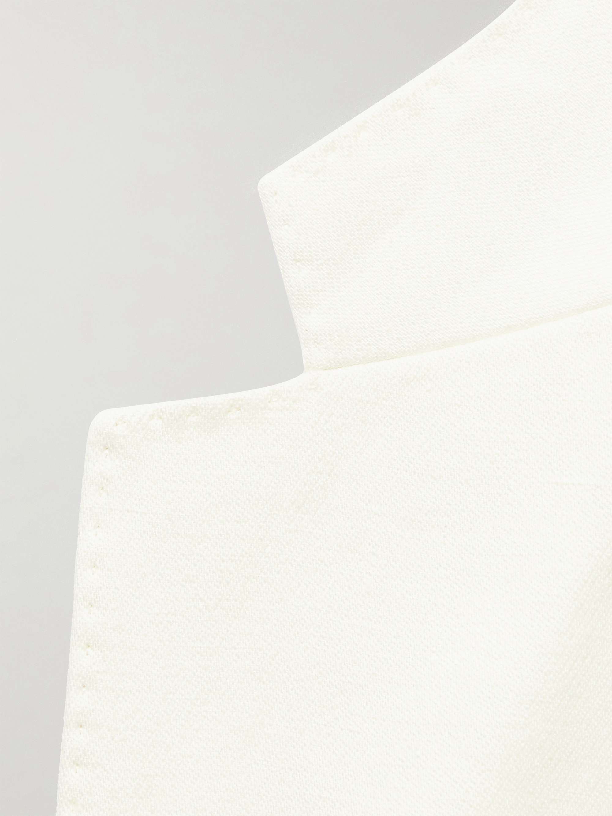 UMIT BENAN Double-Breasted Linen Blazer