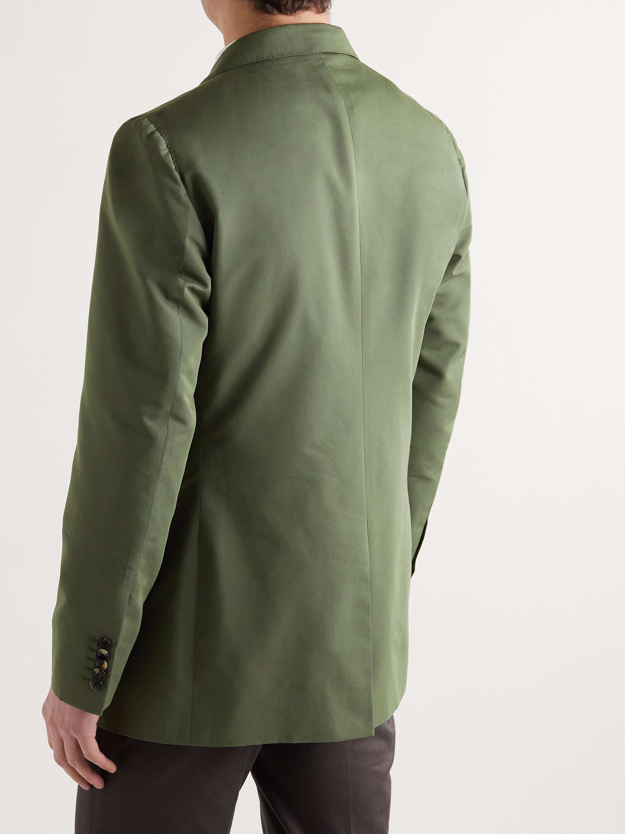 UMIT BENAN Cotton and Silk-Blend Blazer