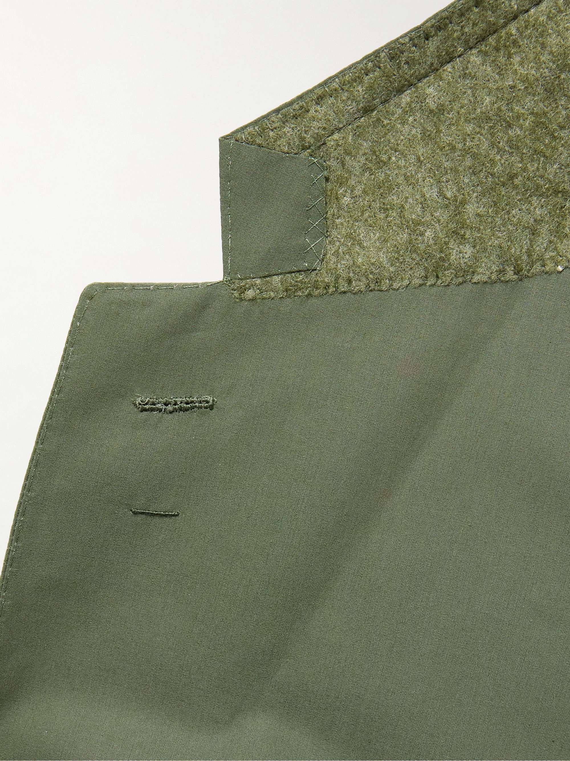 UMIT BENAN Cotton and Silk-Blend Blazer