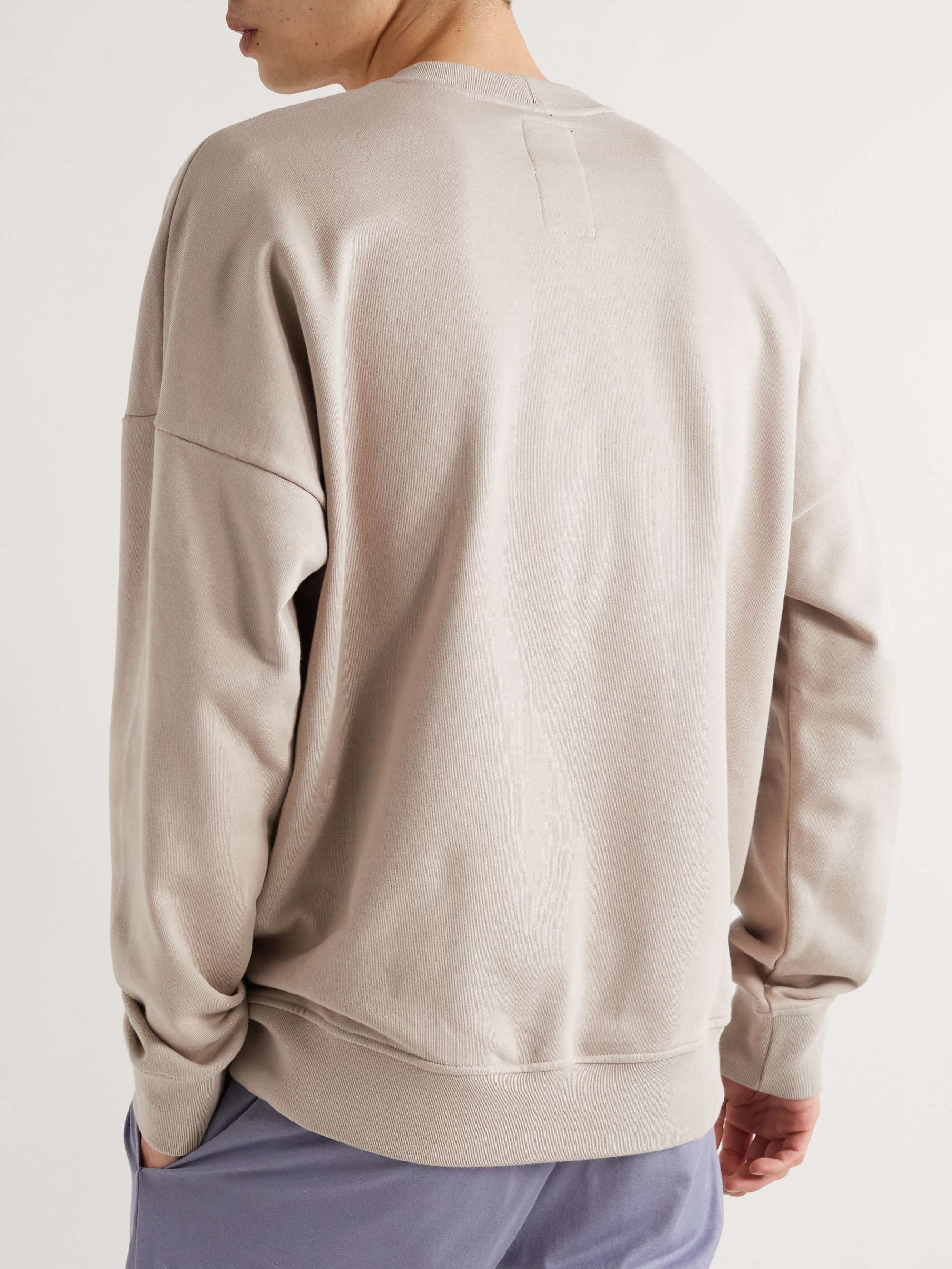 RICK OWENS + Champion Logo-Embroidered Organic Cotton-Jersey Sweatshirt for  Men | MR PORTER